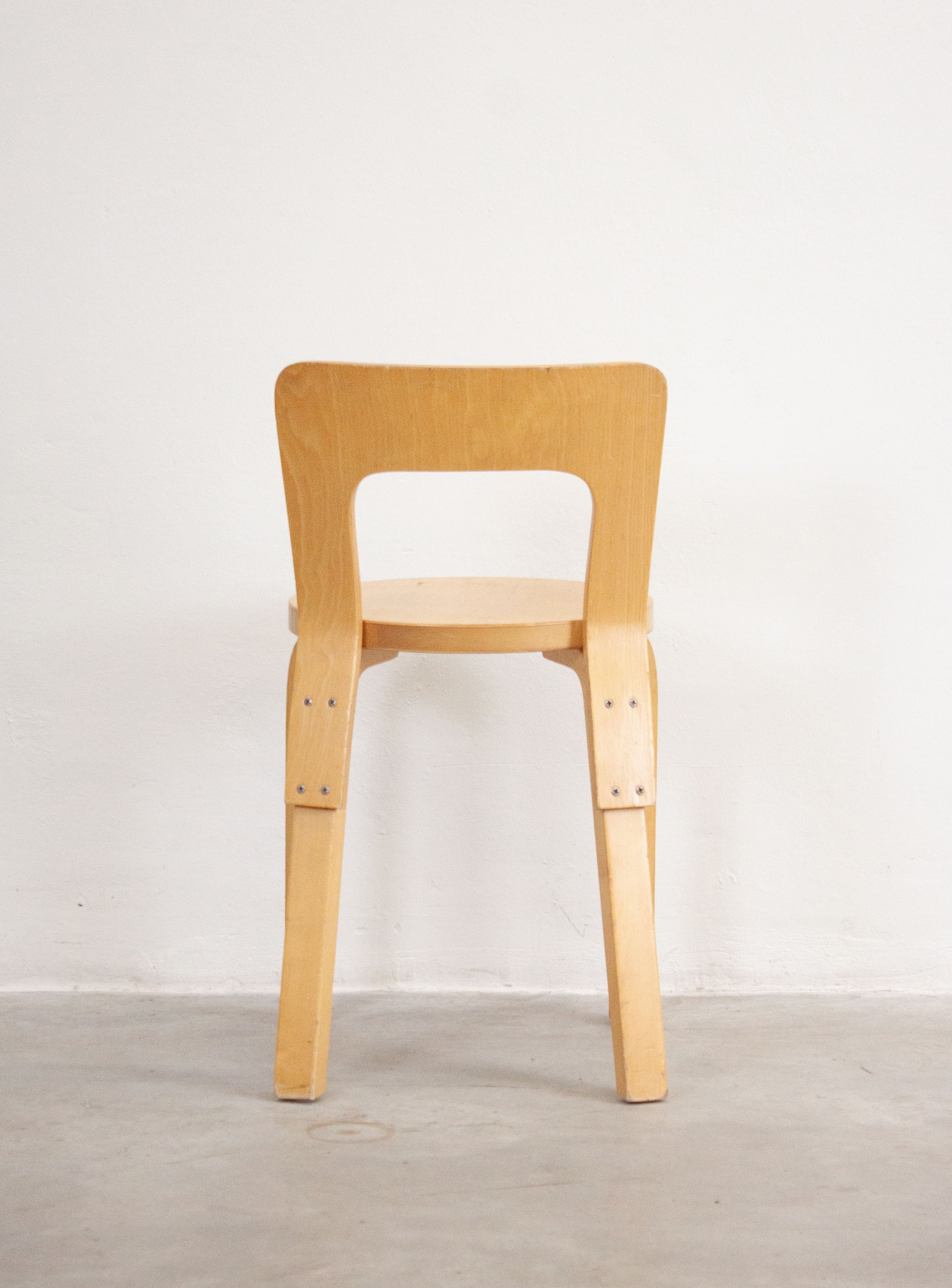 Artek Model 65 Chair by Alvar Aalto (Birch) – JUKI AMSTERDAM