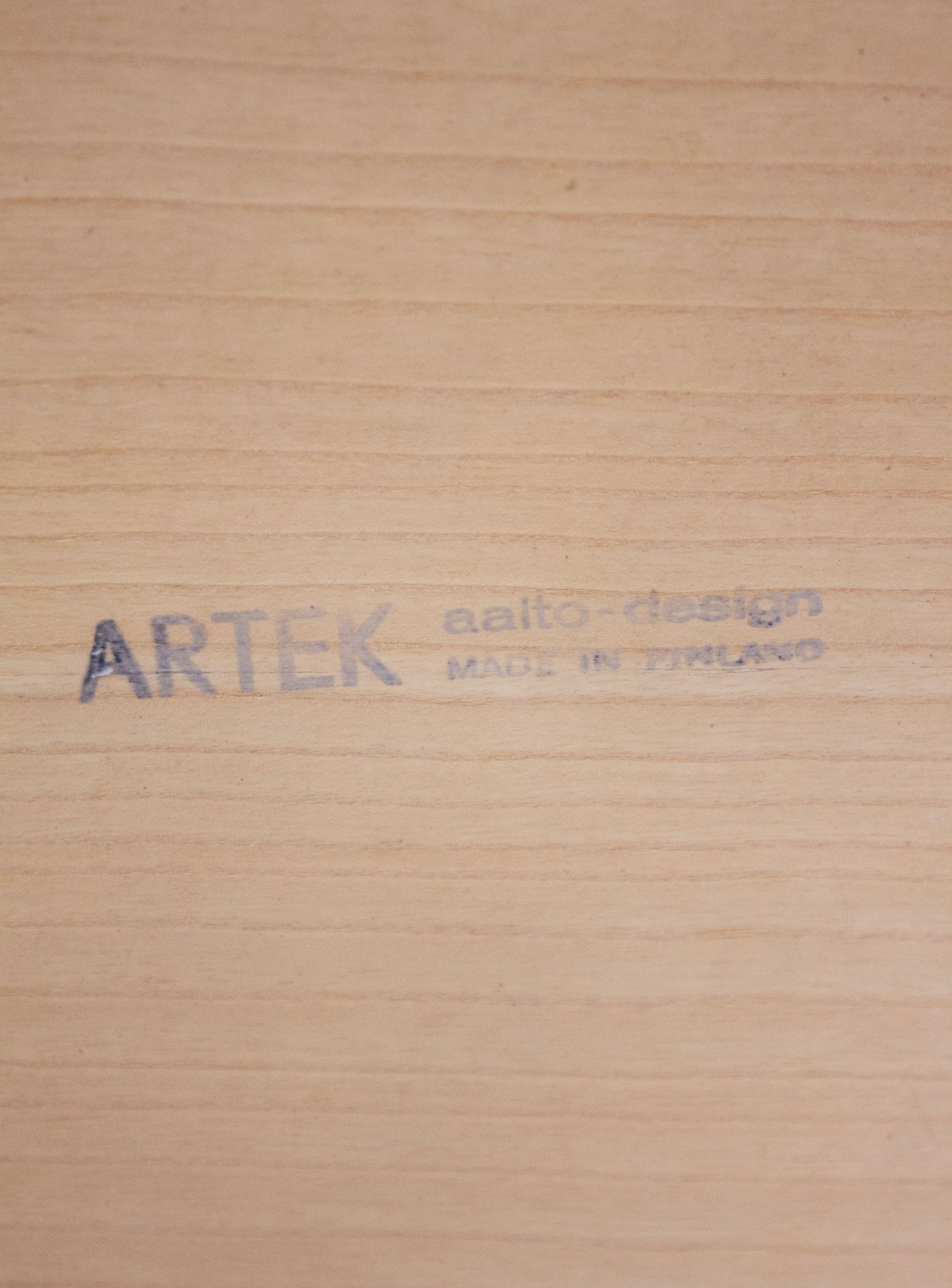Artek Model X601 Stool by Alvar Aalto (Birch)