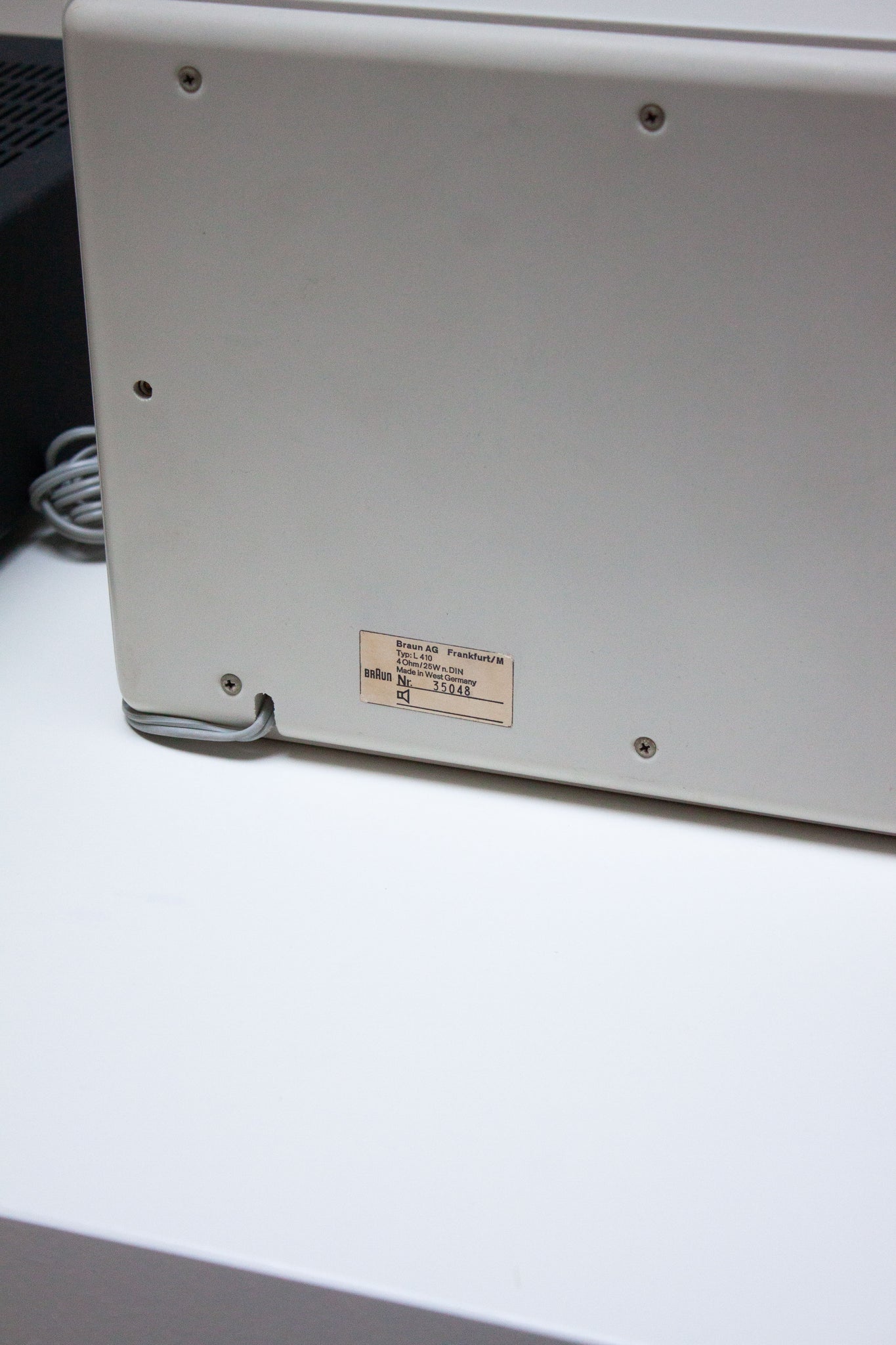Braun Hifi Set CSV-250/1 & L410 by Dieter Rams