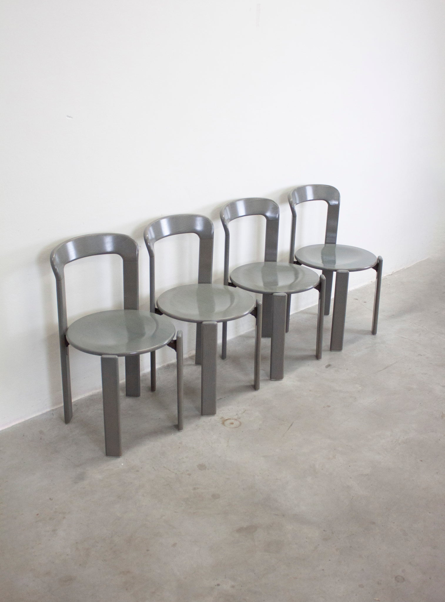 Kusch+Co Rey Dining Chairs by Bruno Rey (Grey)