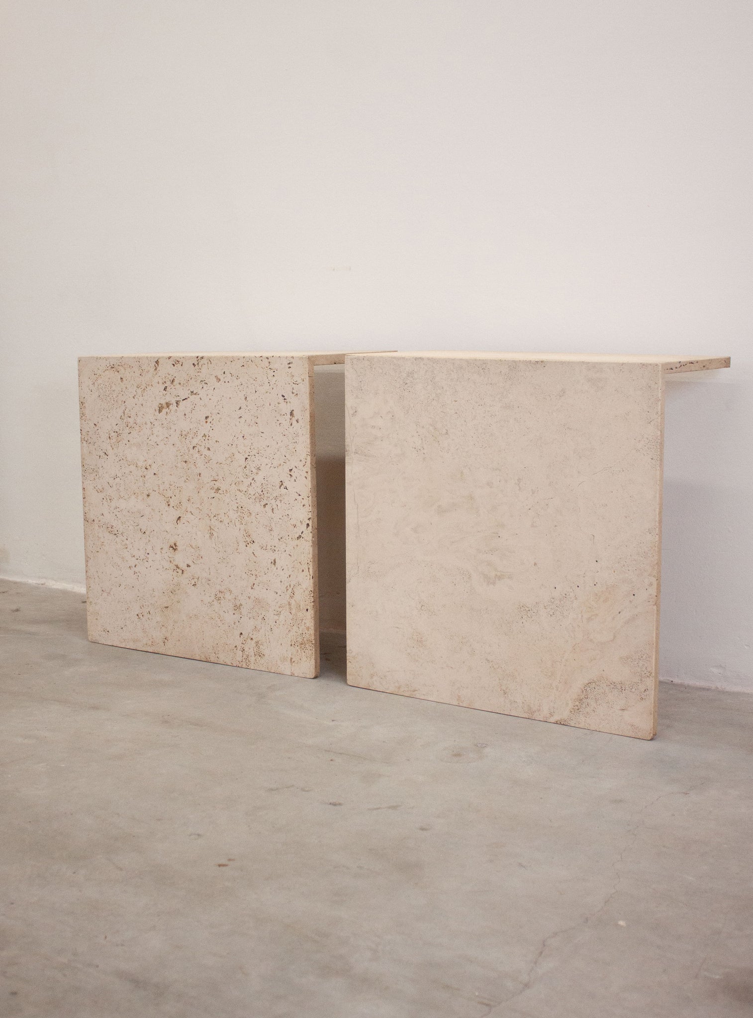 Travertine Coffee or Side Tables