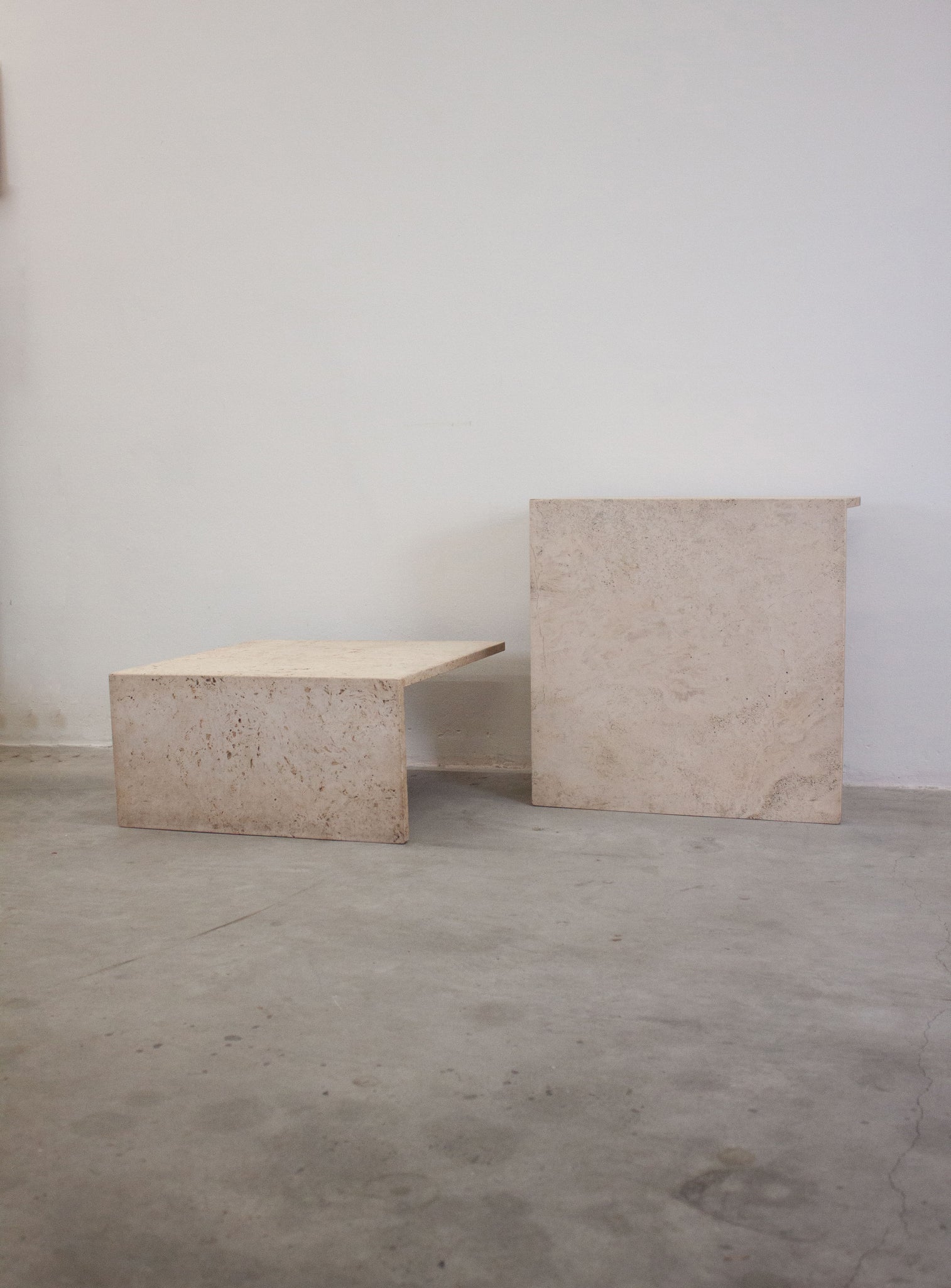 Travertine Coffee or Side Tables