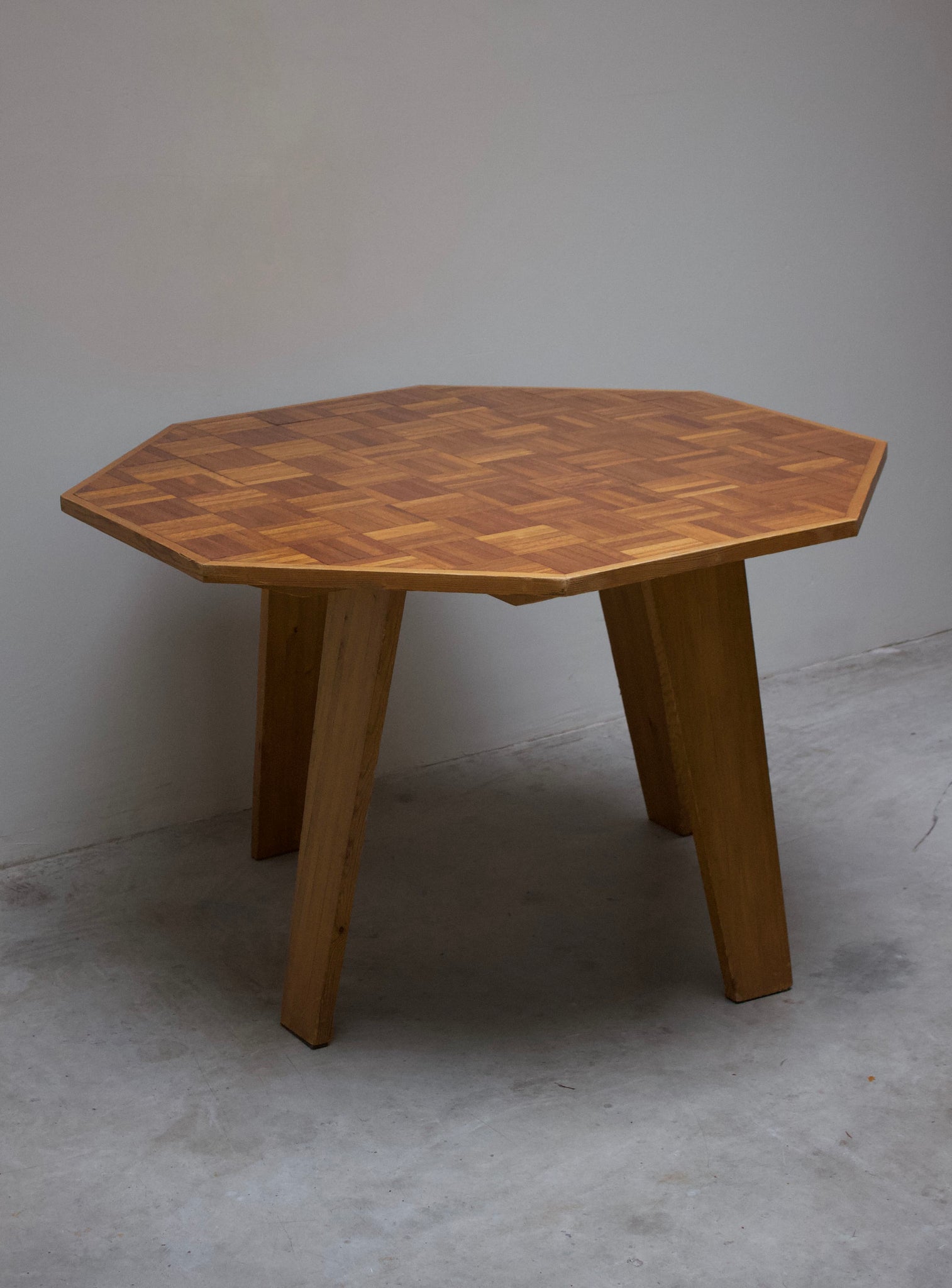 Carpenter Made Octagonal Dining Table (Pine/Teak)