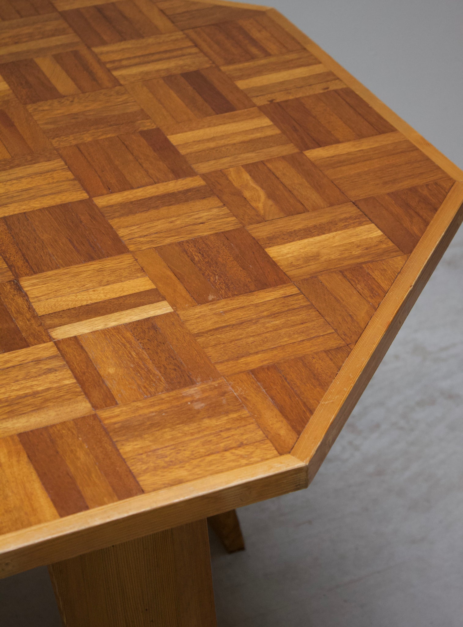 Carpenter Made Octagonal Dining Table (Pine/Teak)