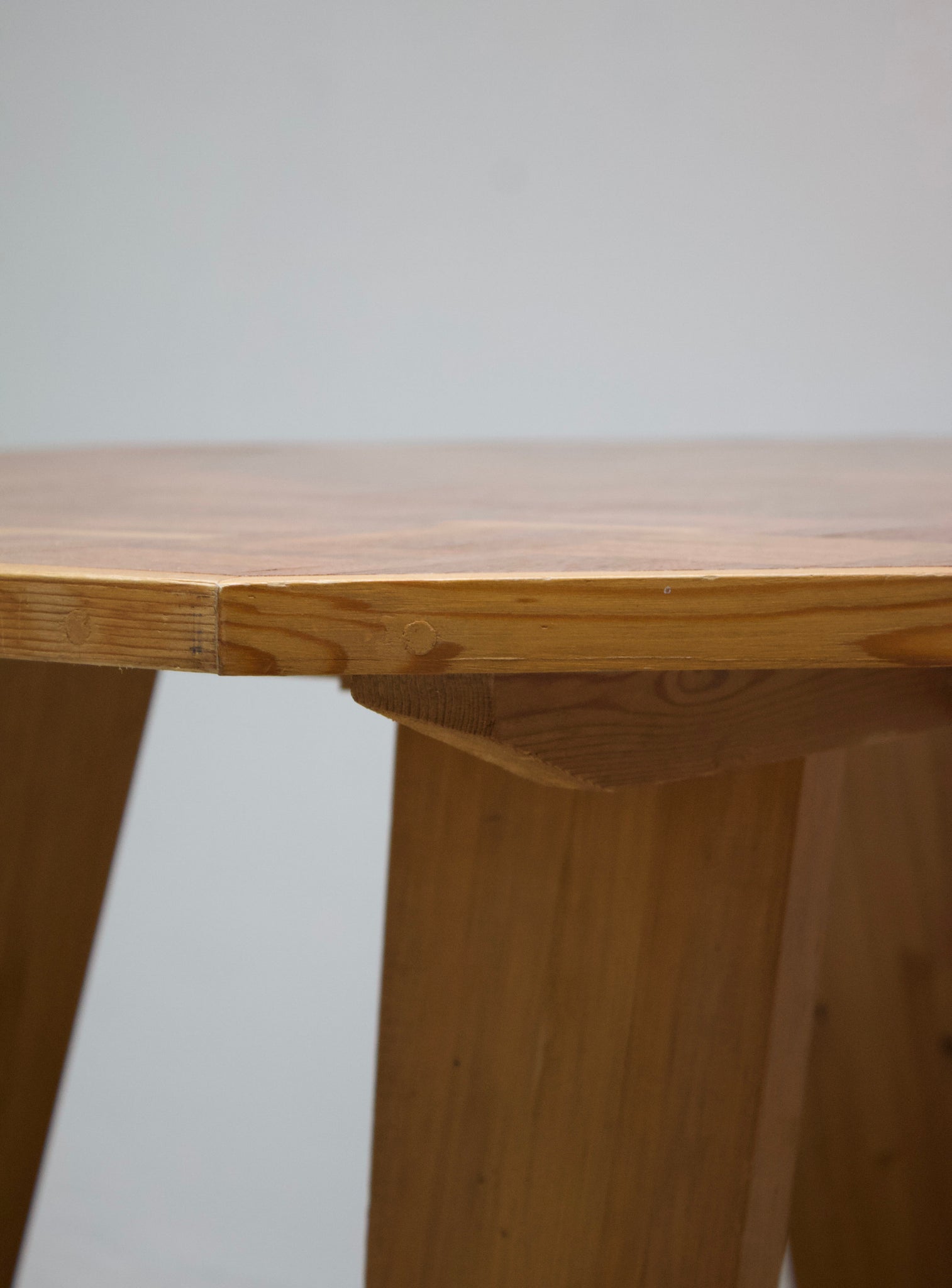 Carpenter Made Octagonal Dining Table (Pine/Teak)
