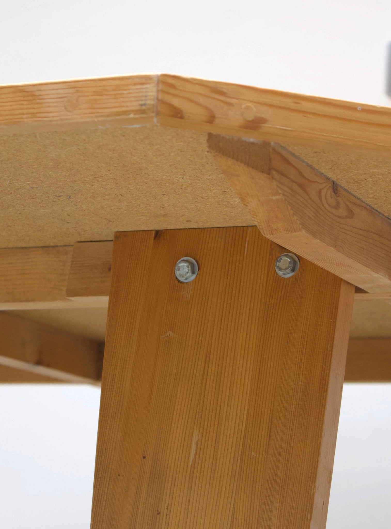 Carpenter Made Octagonal Dining Table (Pine/Teak)