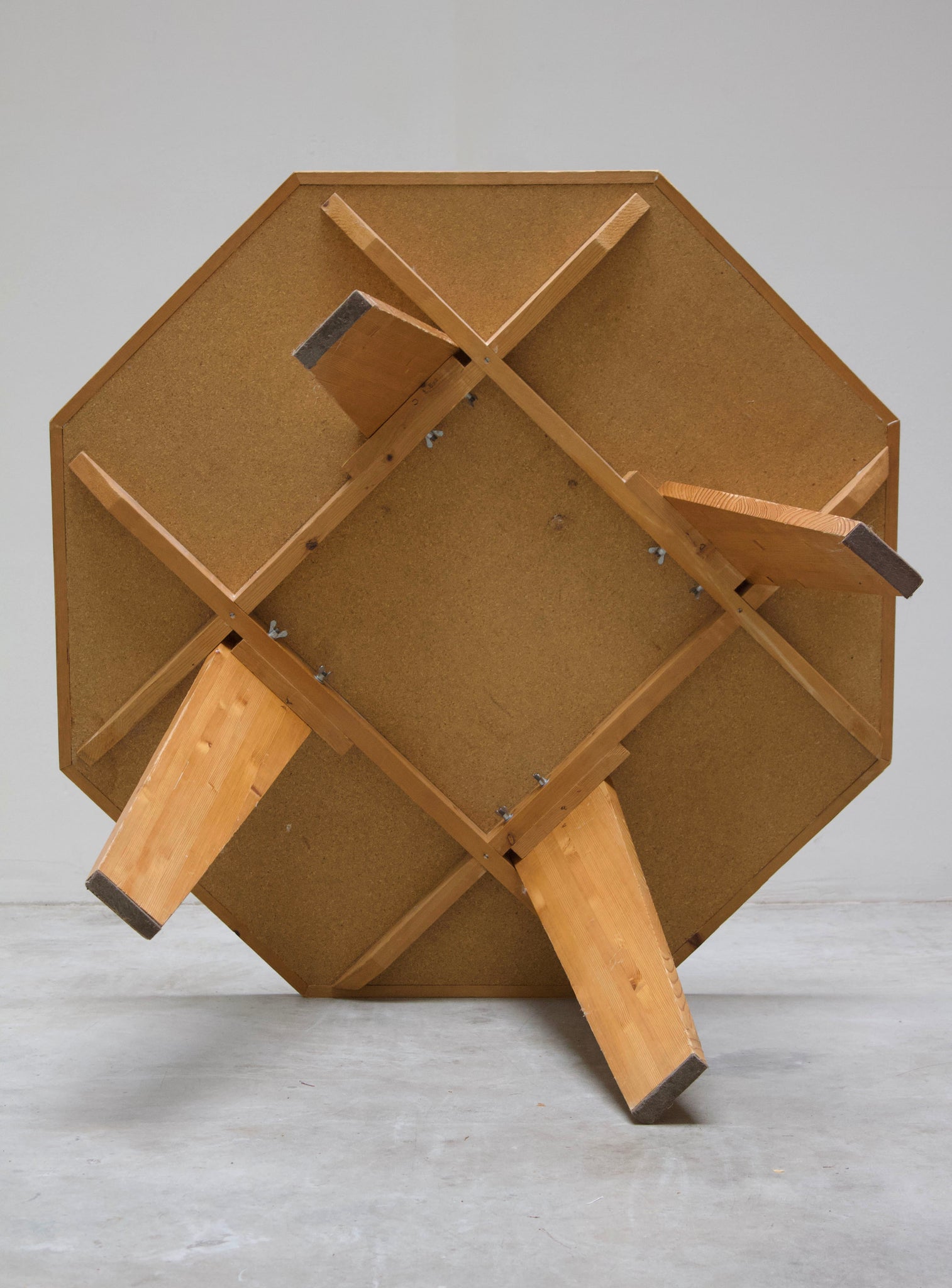 Carpenter Made Octagonal Dining Table (Pine/Teak)