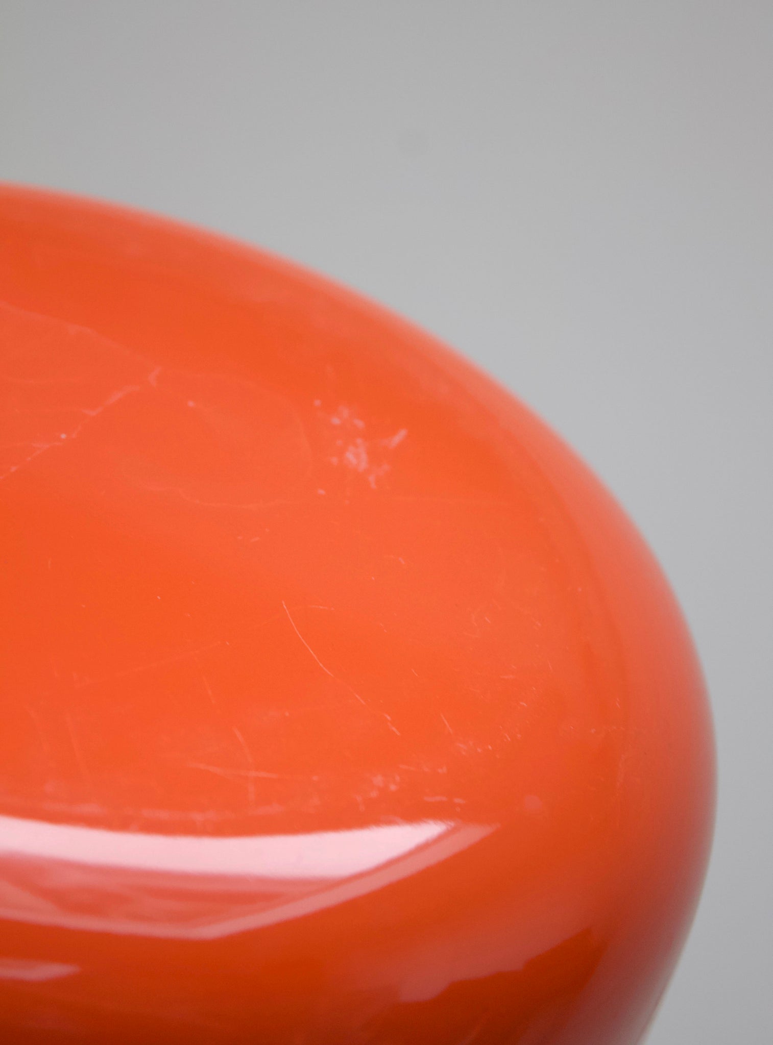 Finel Enamel Bowl by Kaj Franck (Orange/White)