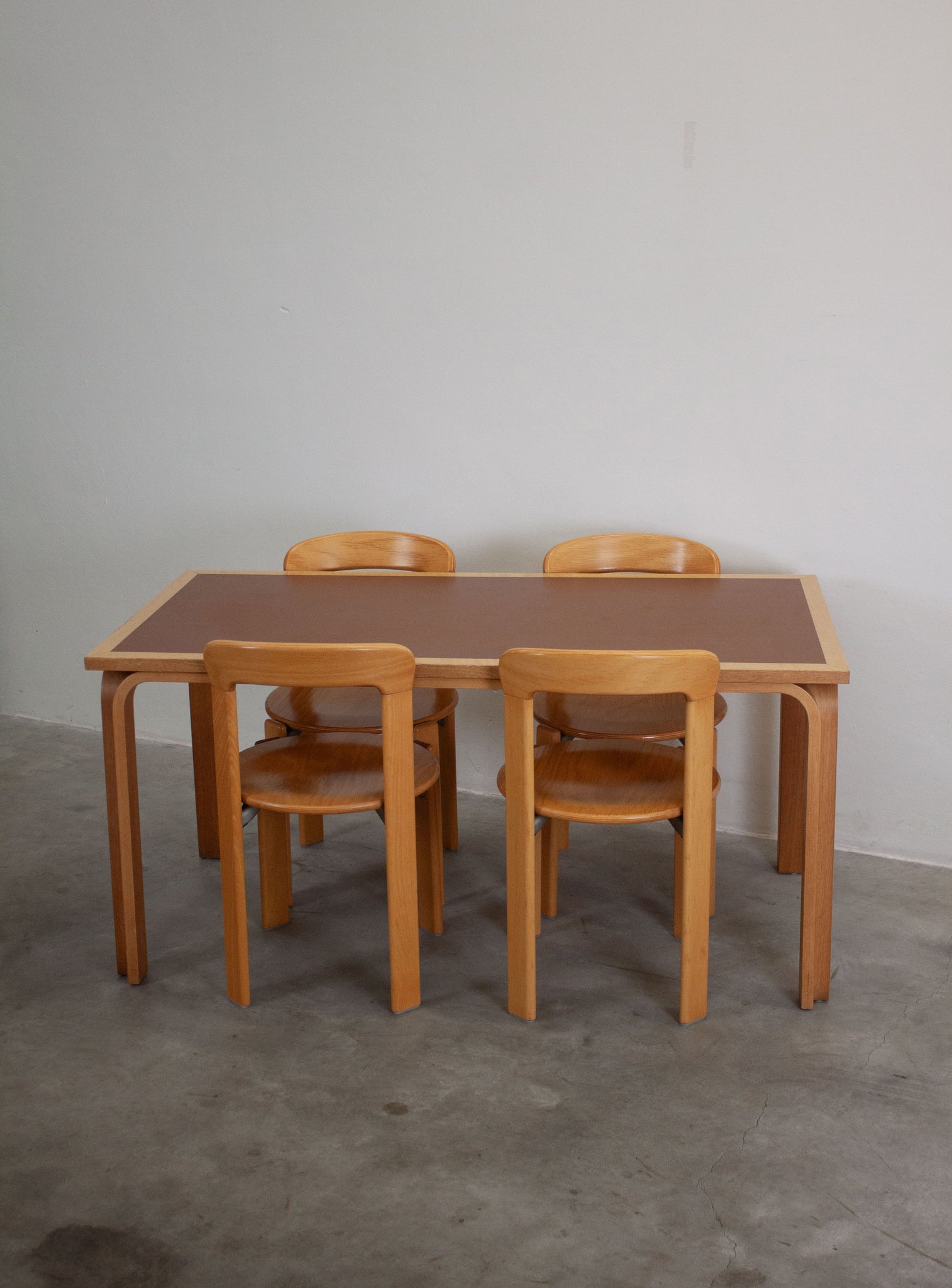 Magnus Olesen Dining Table by Rud Thygesen & Johnny Sørensen (Brown)