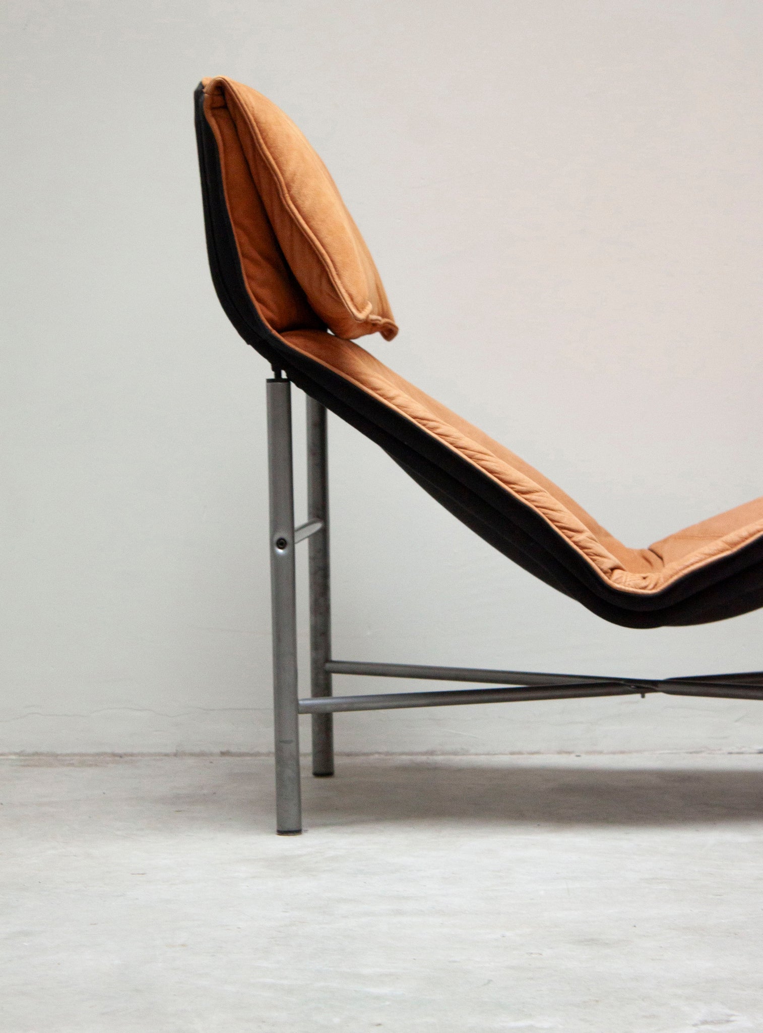 Ikea Skye Chaise Longue by Tord Björklund (Cognac)