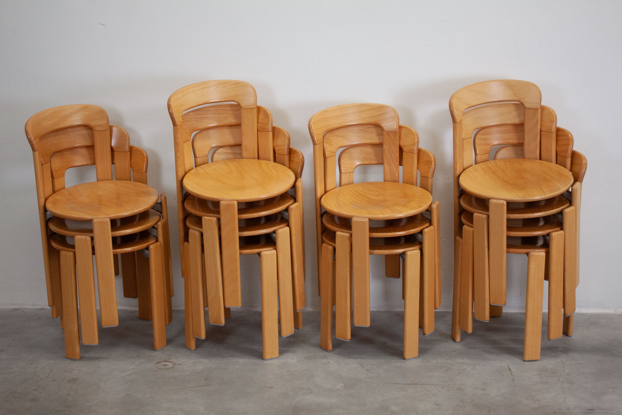 Kush+Co Rey Dining Chairs by Bruno Rey (Beech)