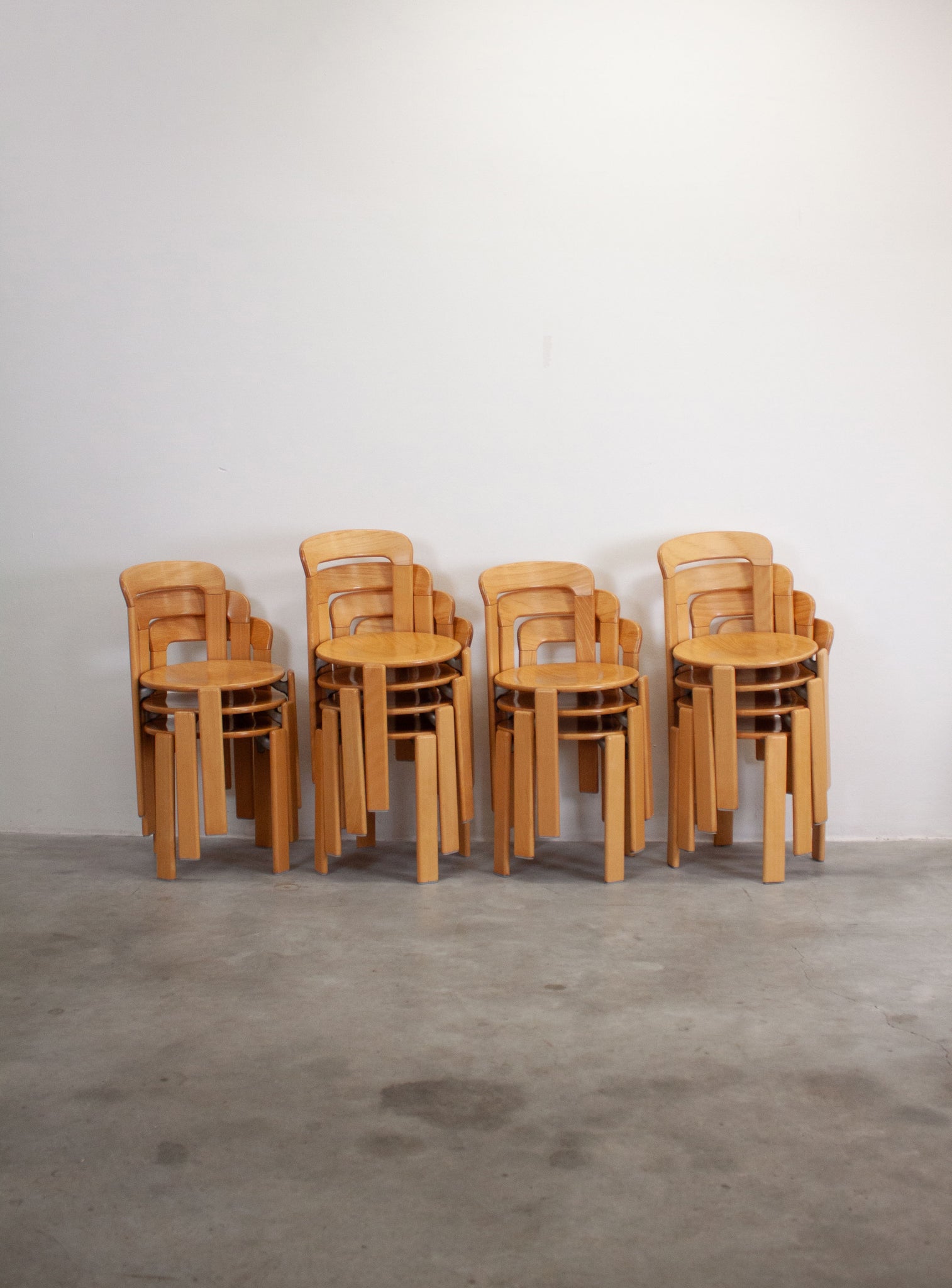 Kush+Co Rey Dining Chairs by Bruno Rey (Beech)