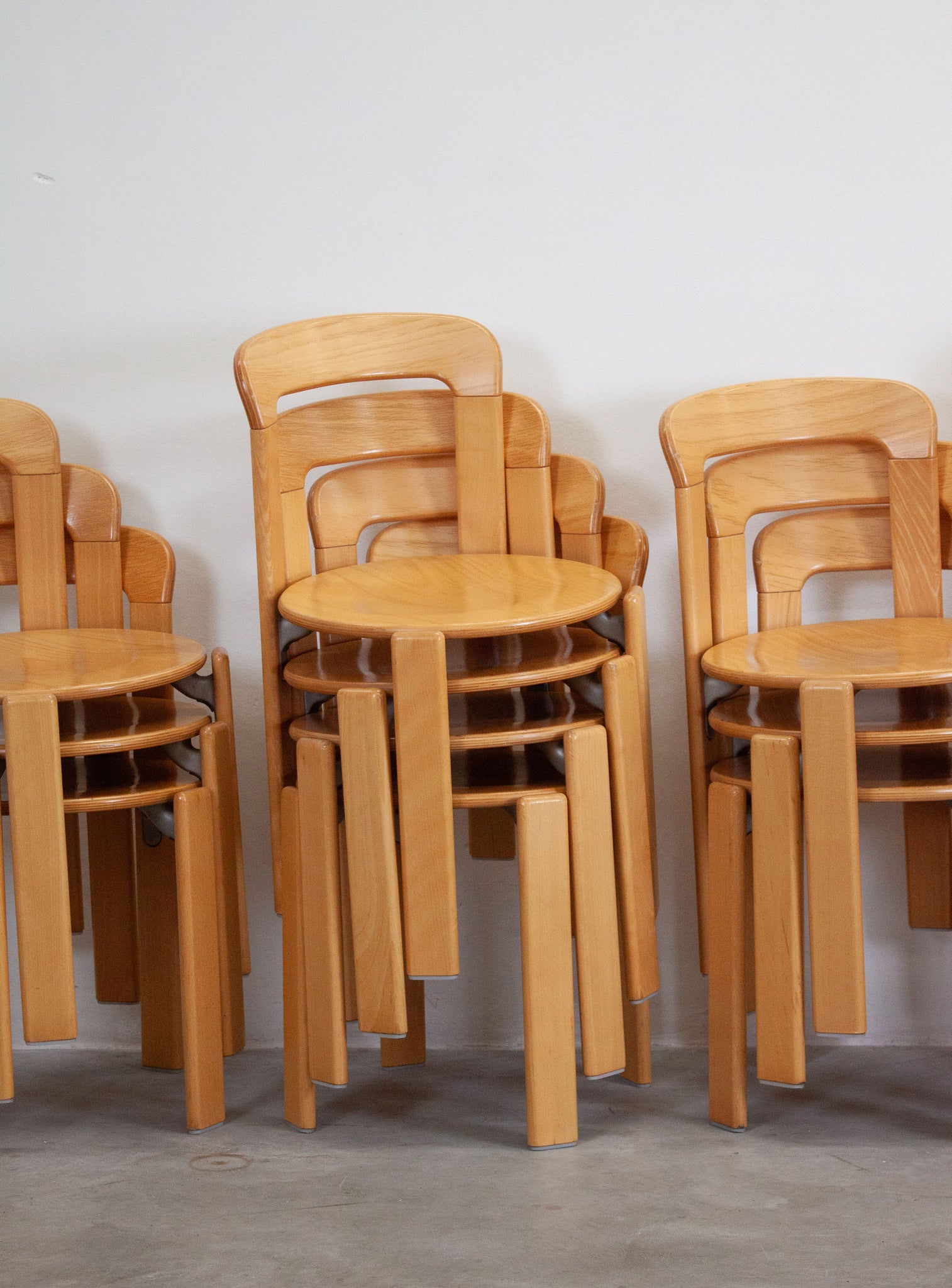 Kush+Co Rey Dining Chairs by Bruno Rey (Beech)