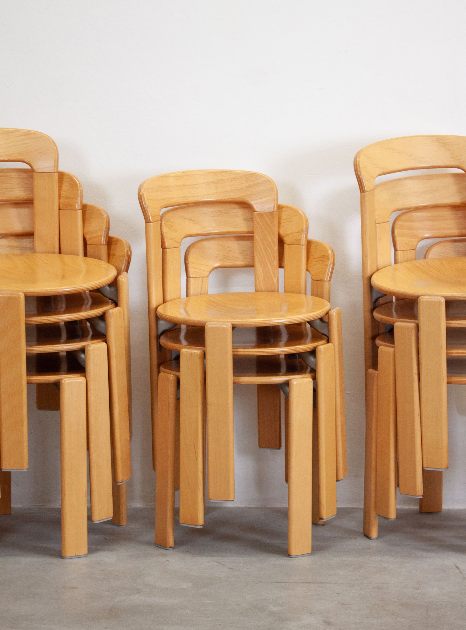 Kush+Co Rey Dining Chairs by Bruno Rey (Beech)