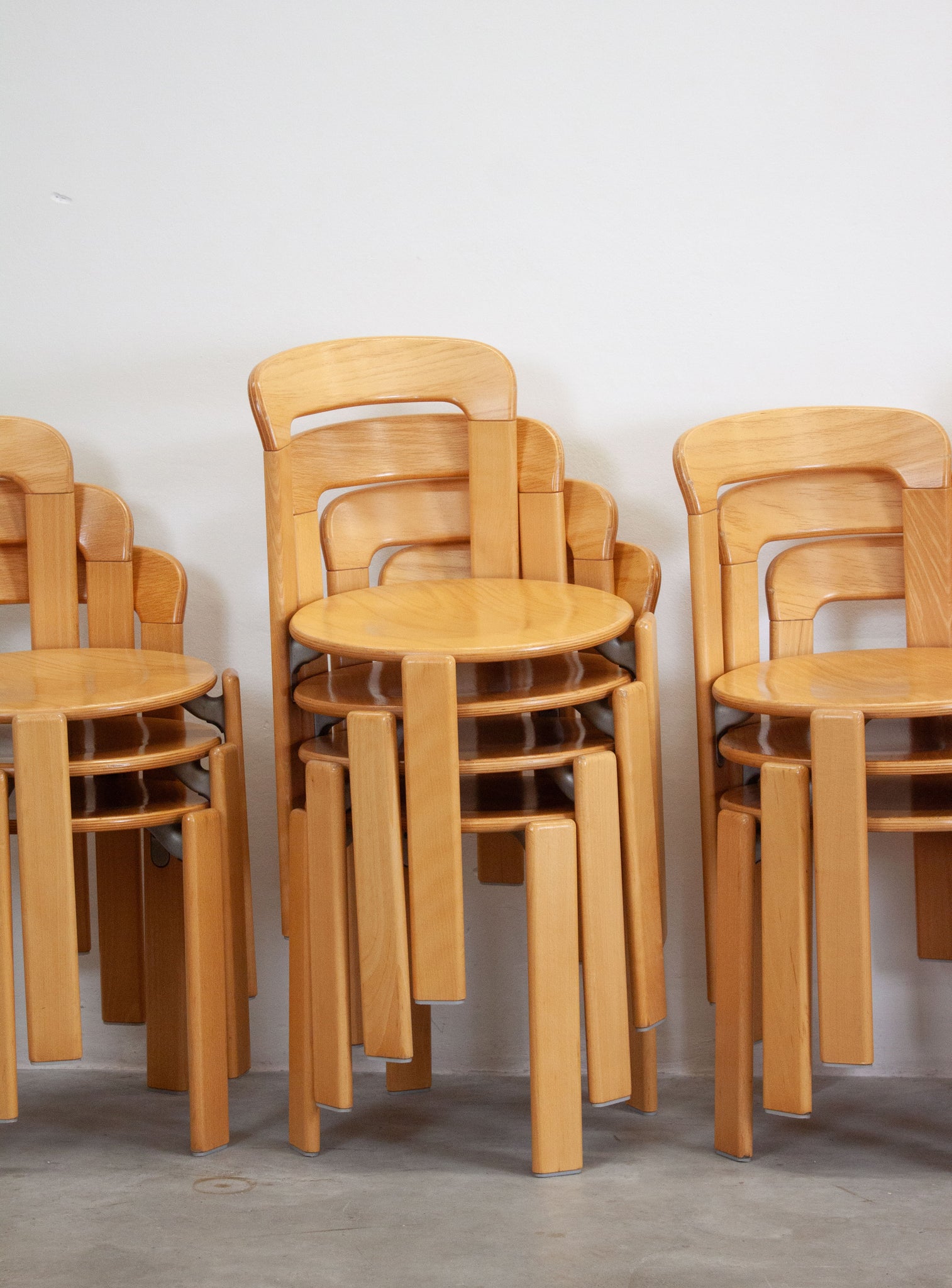 Kush+Co Rey Dining Chairs by Bruno Rey (Beech)