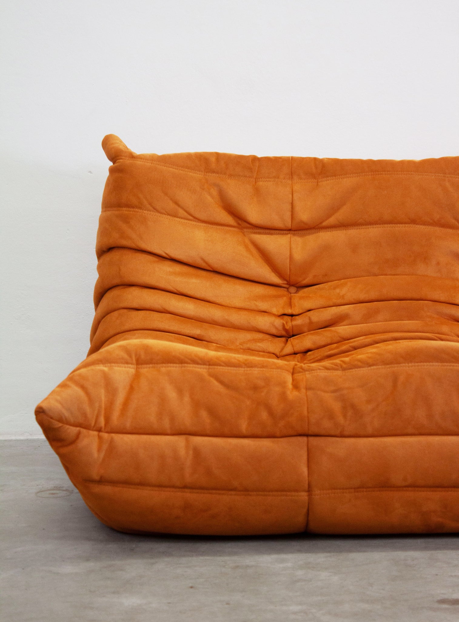 Ligne Roset Togo 2 Seater Sofa by Michel Ducaroy (Orange)