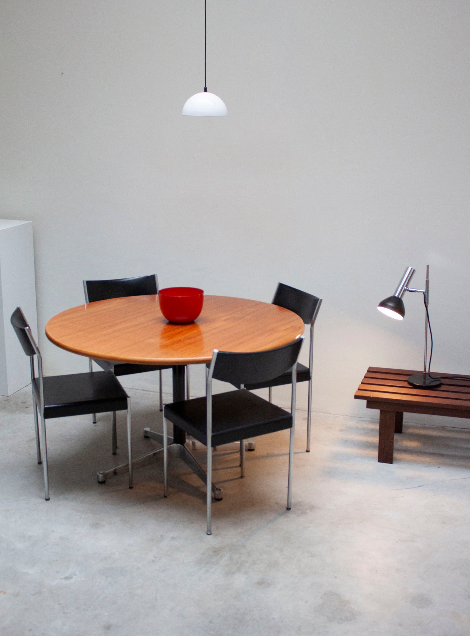 Finel Enamel Salad Bowl by Kaj Franck (Orange)