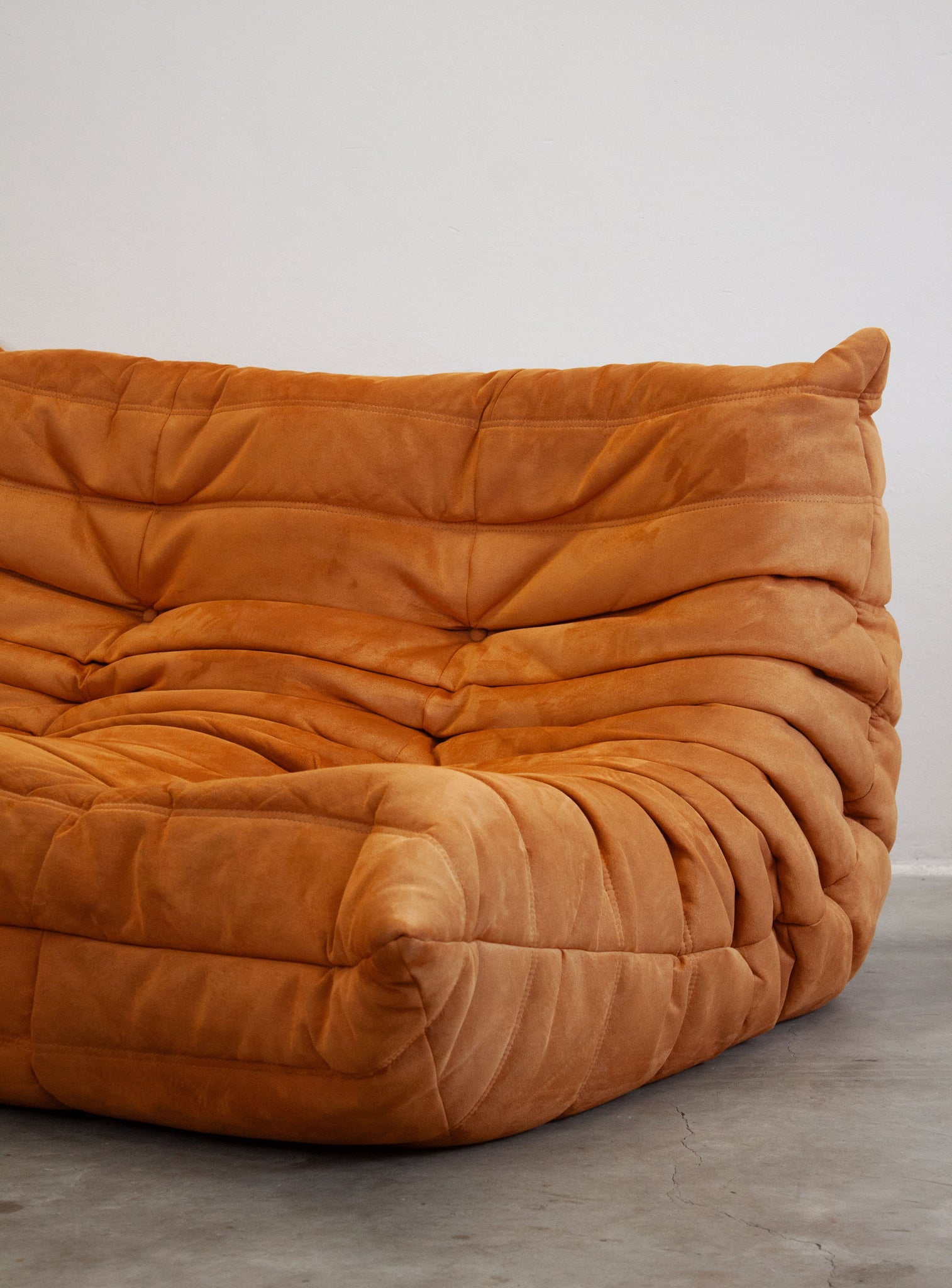 Ligne Roset Togo 2 Seater Sofa by Michel Ducaroy (Orange)