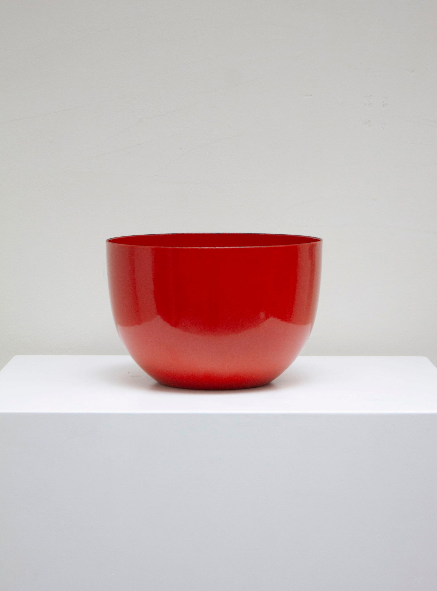 Finel Enamel Salad Bowl by Kaj Franck (Orange)