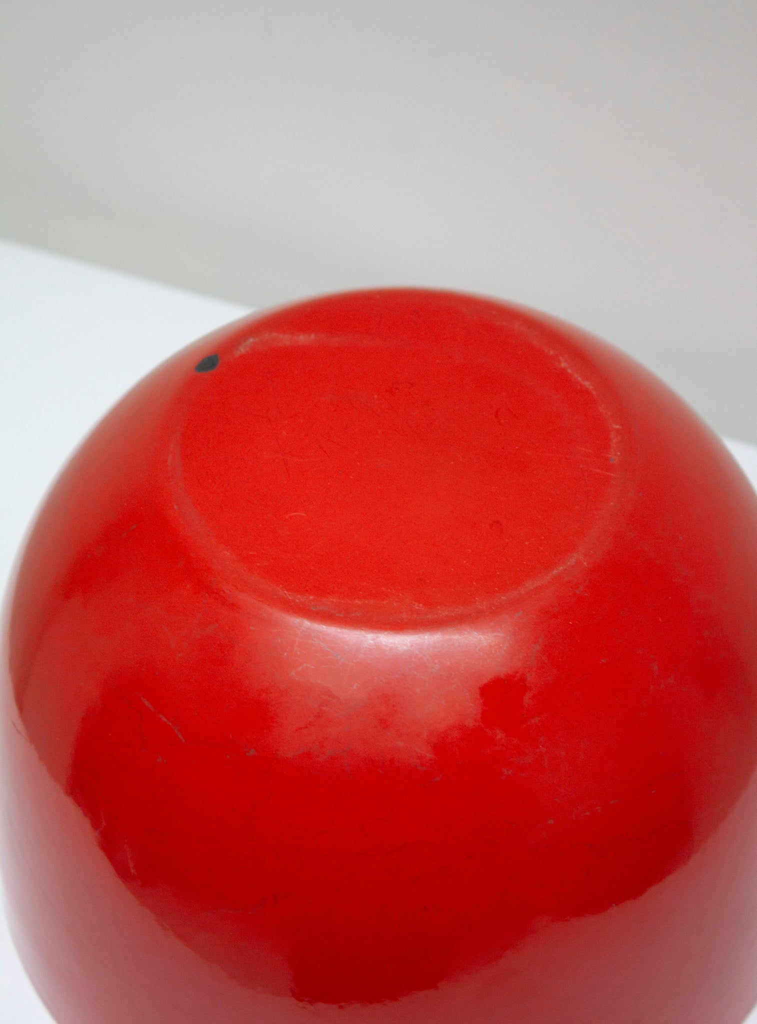 Finel Enamel Salad Bowl by Kaj Franck (Orange)