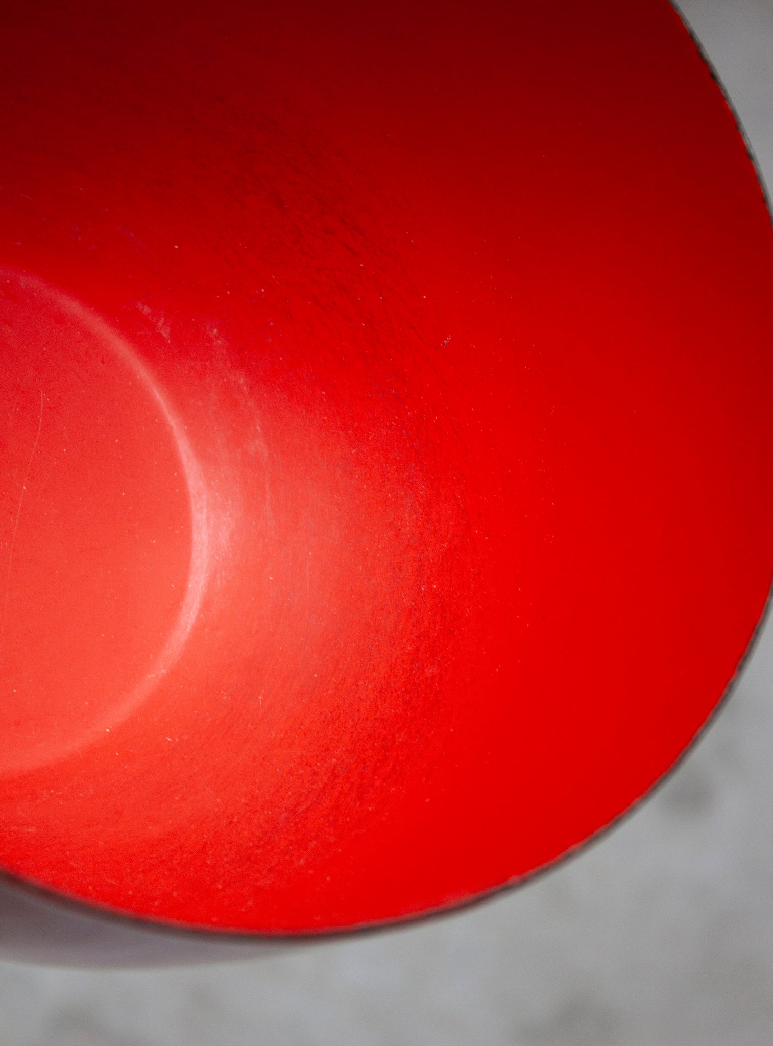 Finel Enamel Salad Bowl by Kaj Franck (Orange)