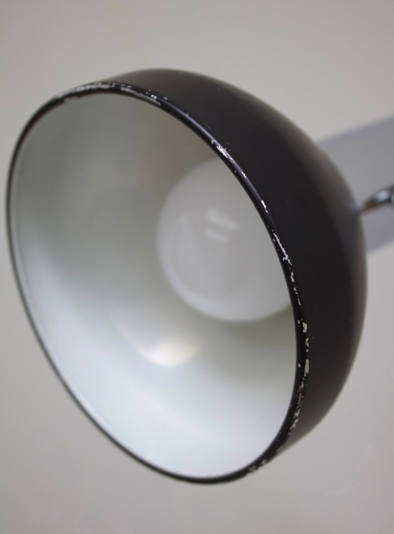 Vintage Chrome Desk Lamp (Black)