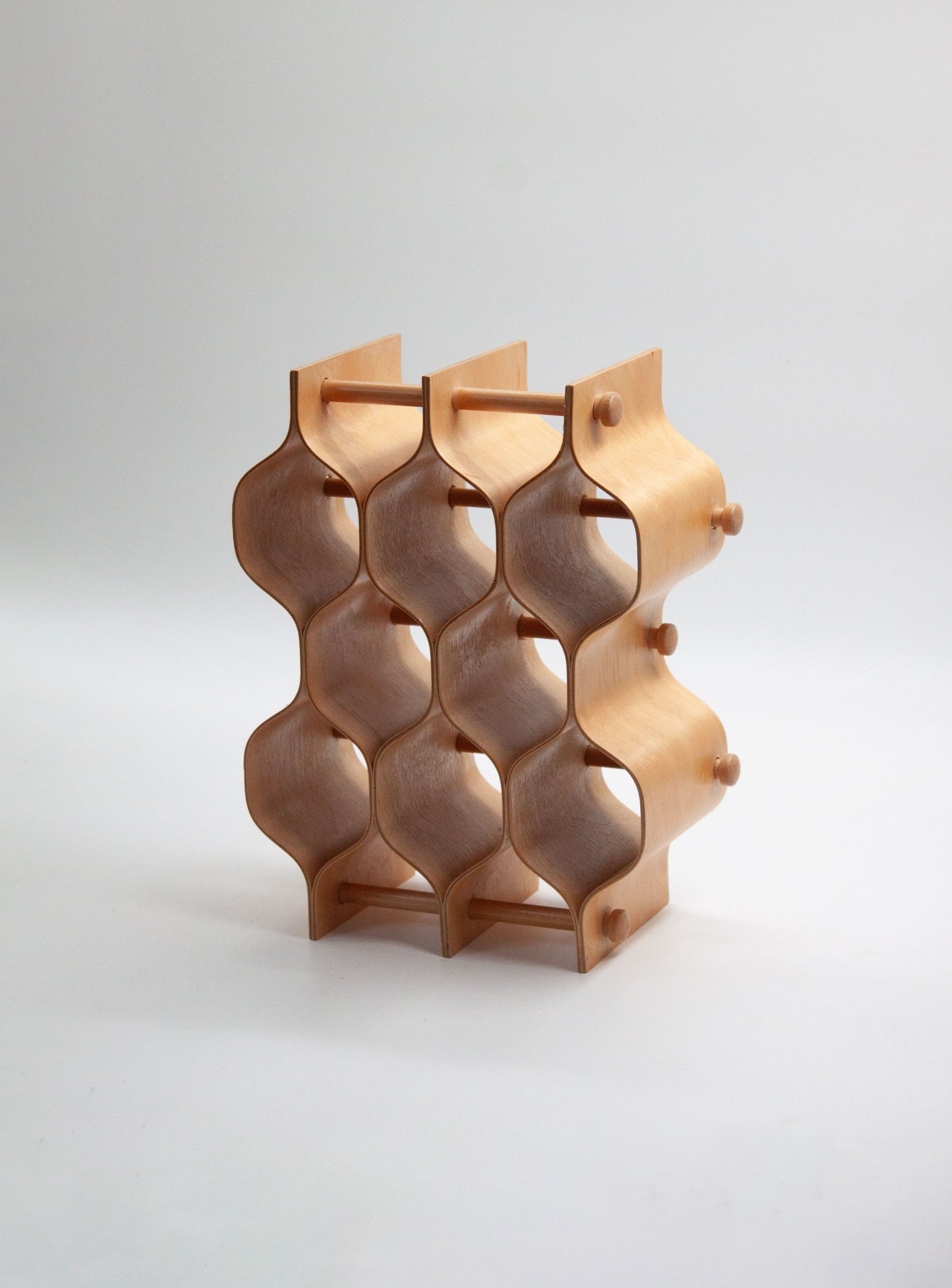 Ab Formträ Sculptural Wine Rack by Torsten Johansson