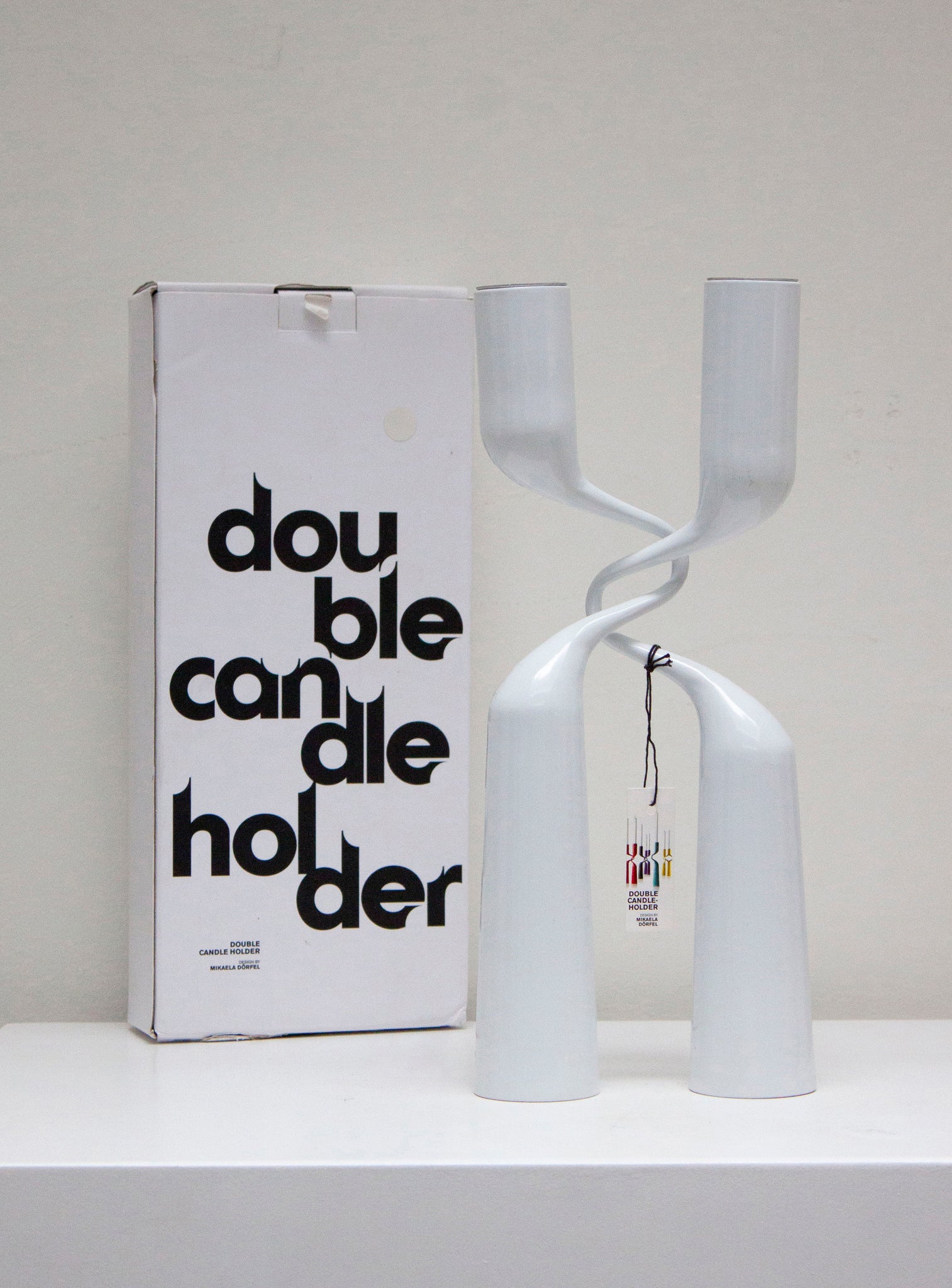 Menu Tango Candle Holders by Mikaela Dörfel (White)