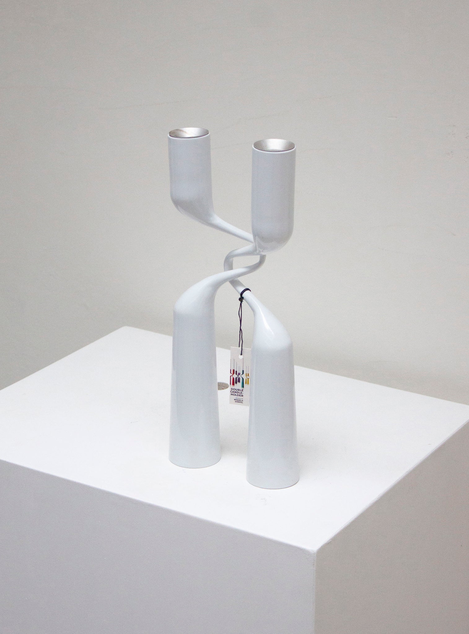 Menu Tango Candle Holders by Mikaela Dörfel (White)