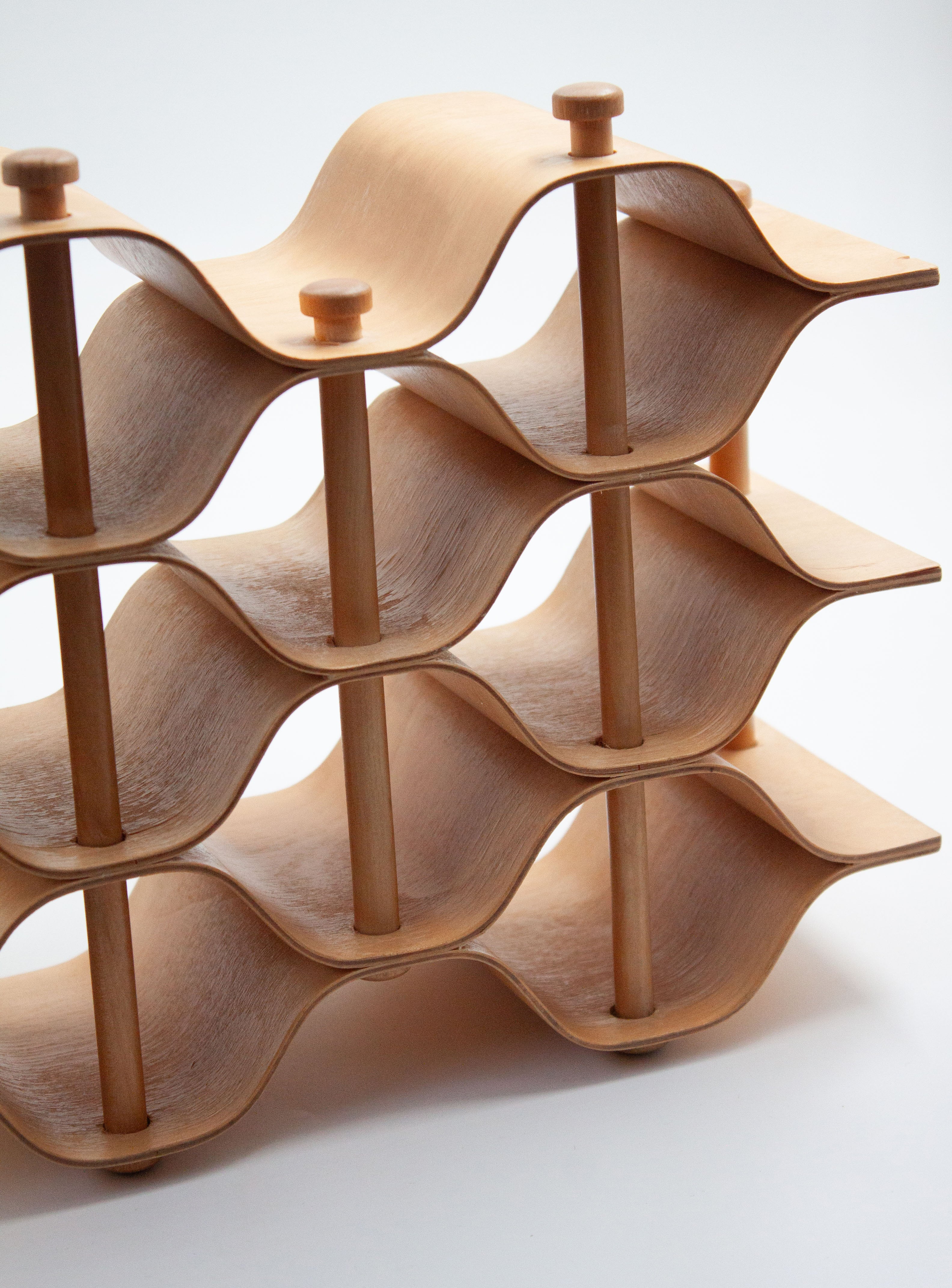 Ab Formträ Sculptural Wine Rack by Torsten Johansson – JUKI AMSTERDAM
