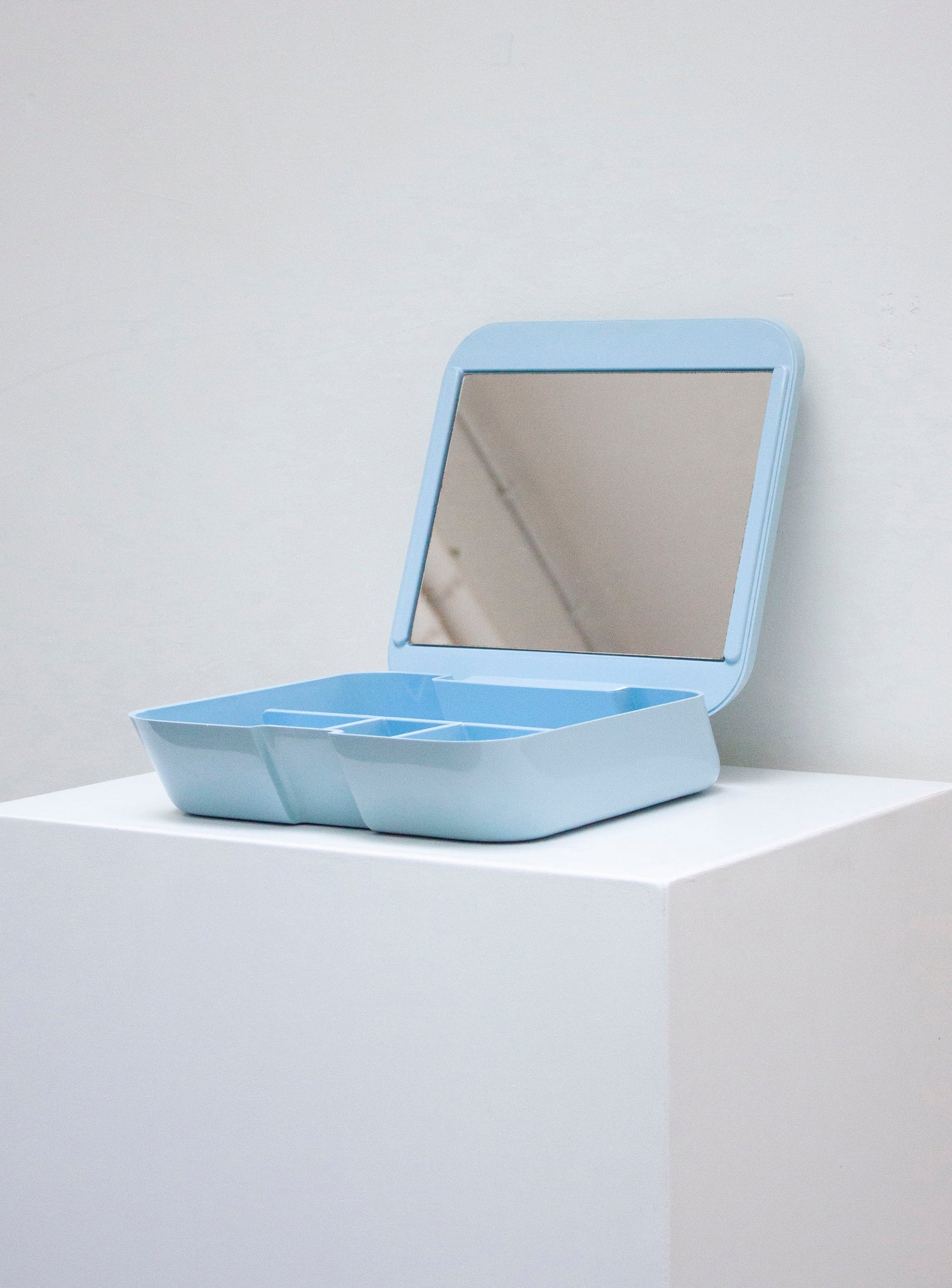 Gedy Vanity Box with Mirror by Makio Hasuike (Light Blue)