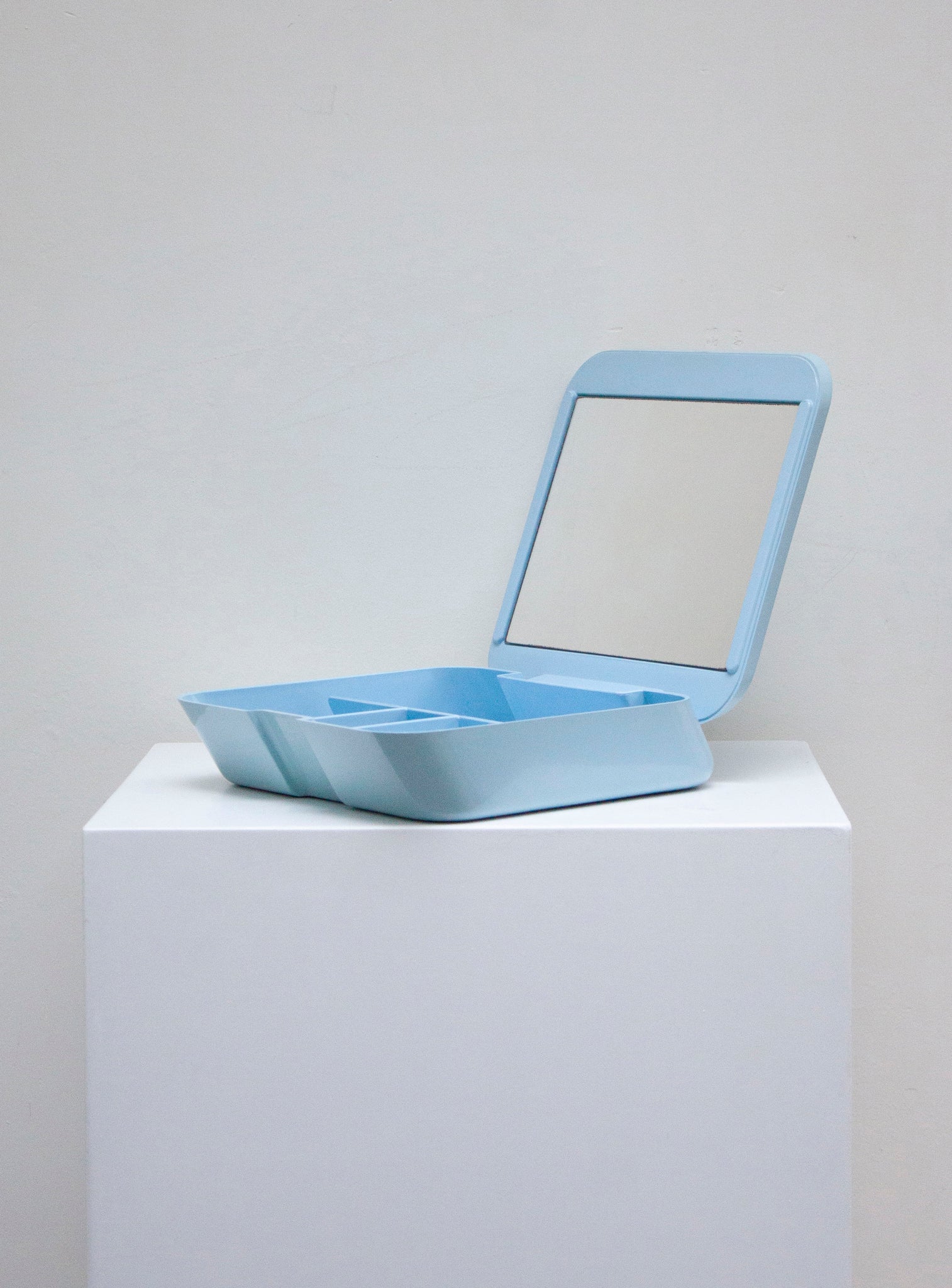 Gedy Vanity Box with Mirror by Makio Hasuike (Light Blue)