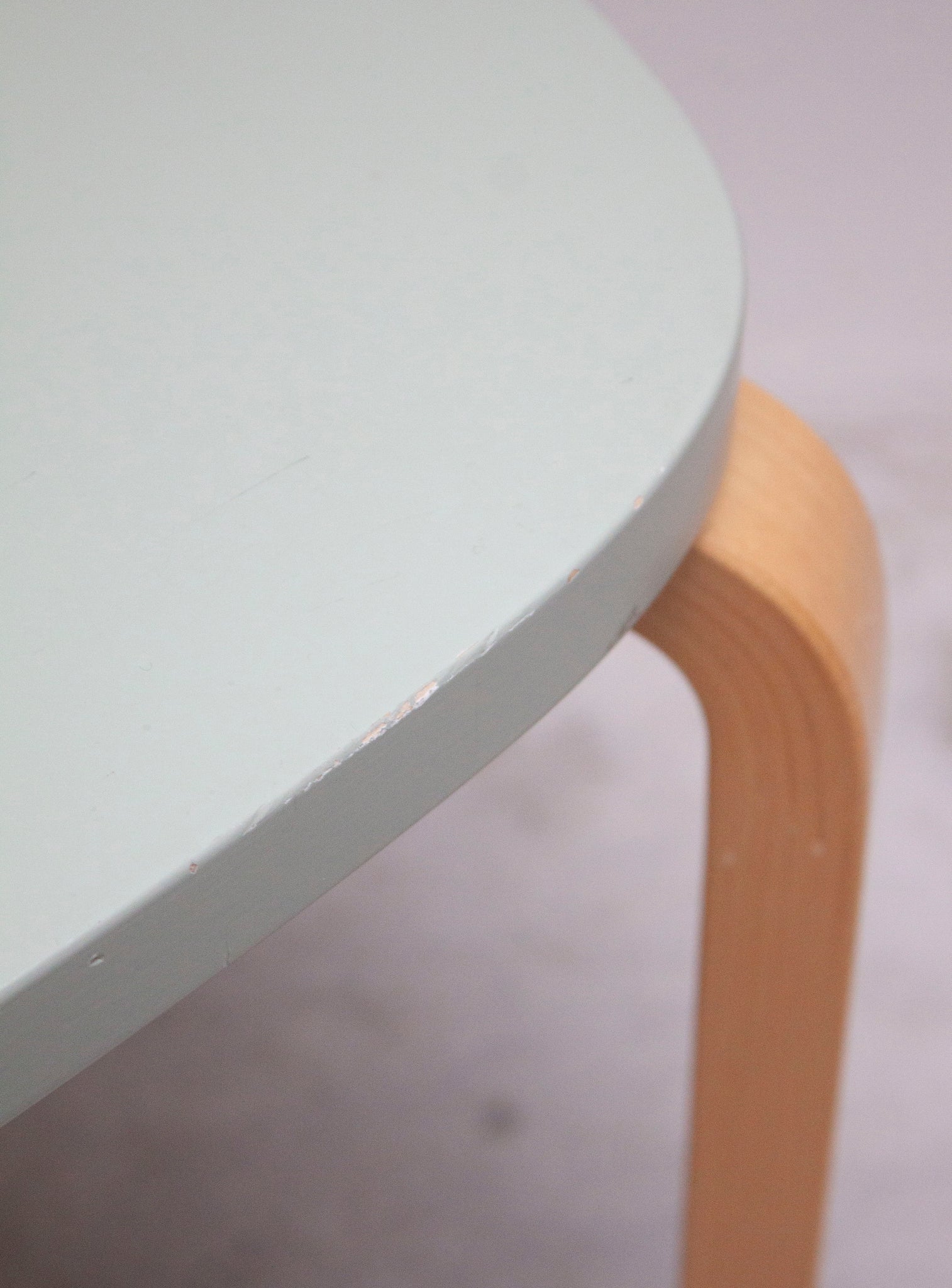 Artek 69 Dining Chair by Alvar Aalto (Light Green)