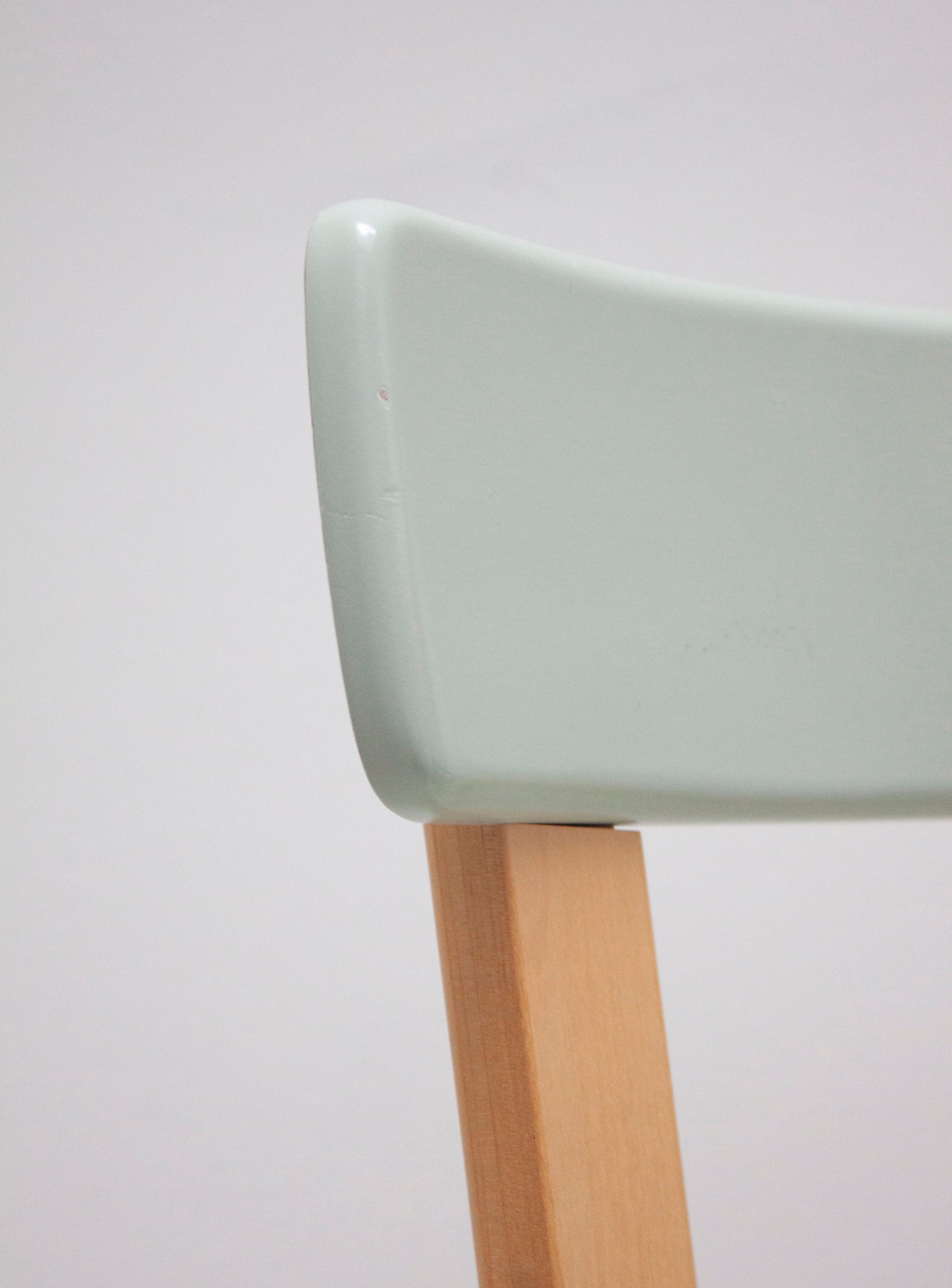 Artek 69 Dining Chair by Alvar Aalto (Light Green)