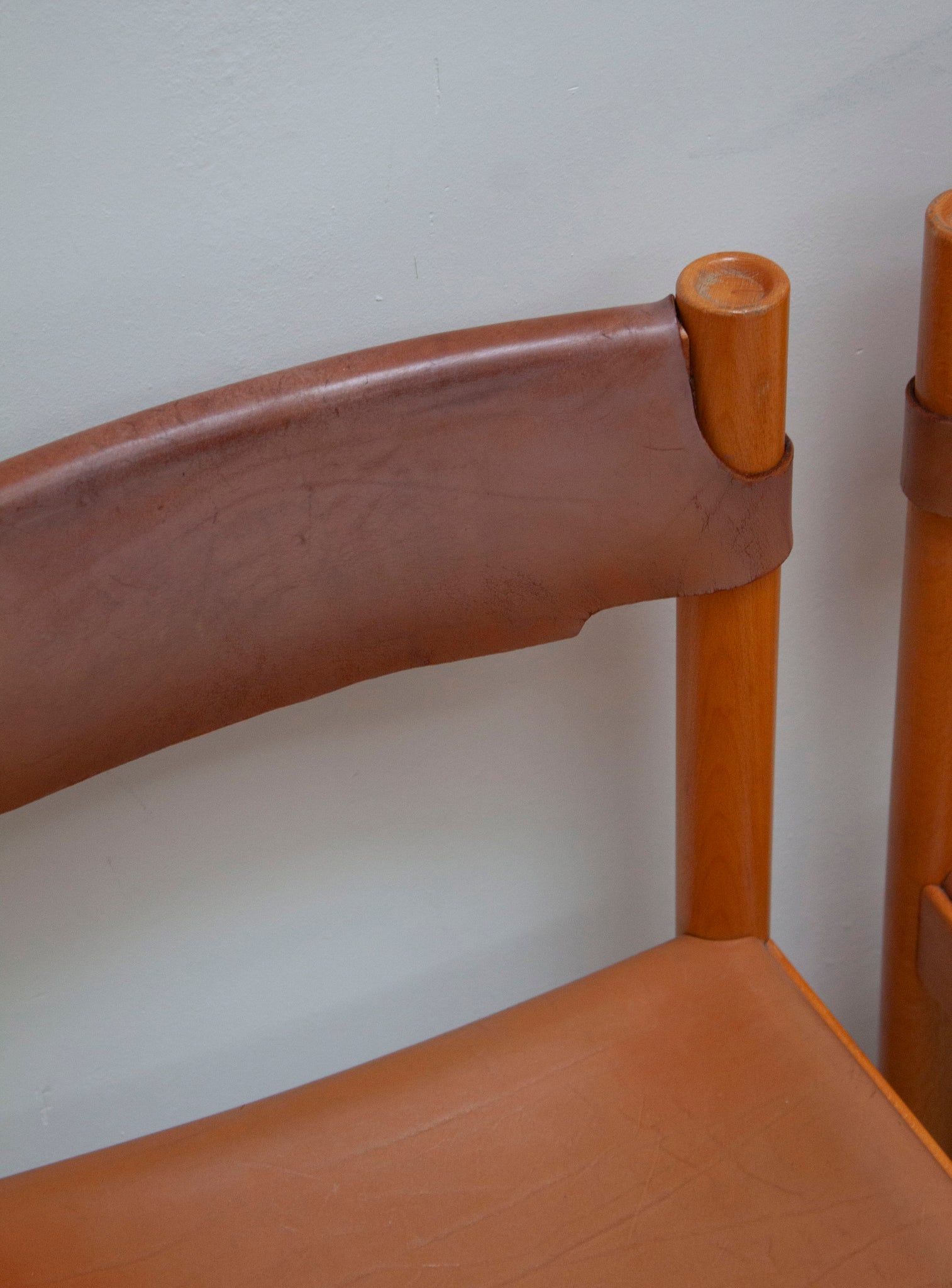 Ibisco Sedie Ipso Facto Dining Set (Cognac Leather)