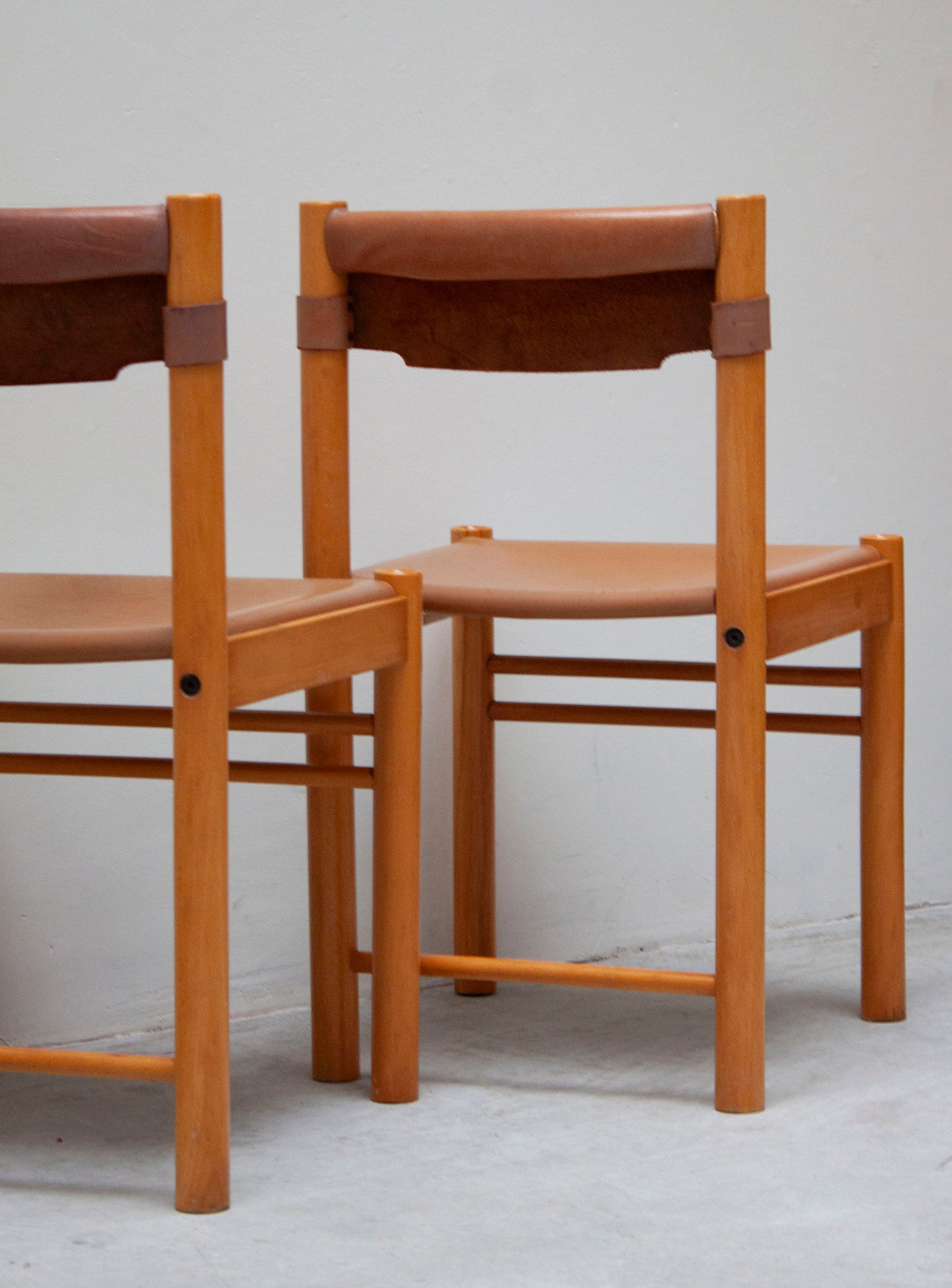 Ibisco Sedie Ipso Facto Dining Set (Cognac Leather)