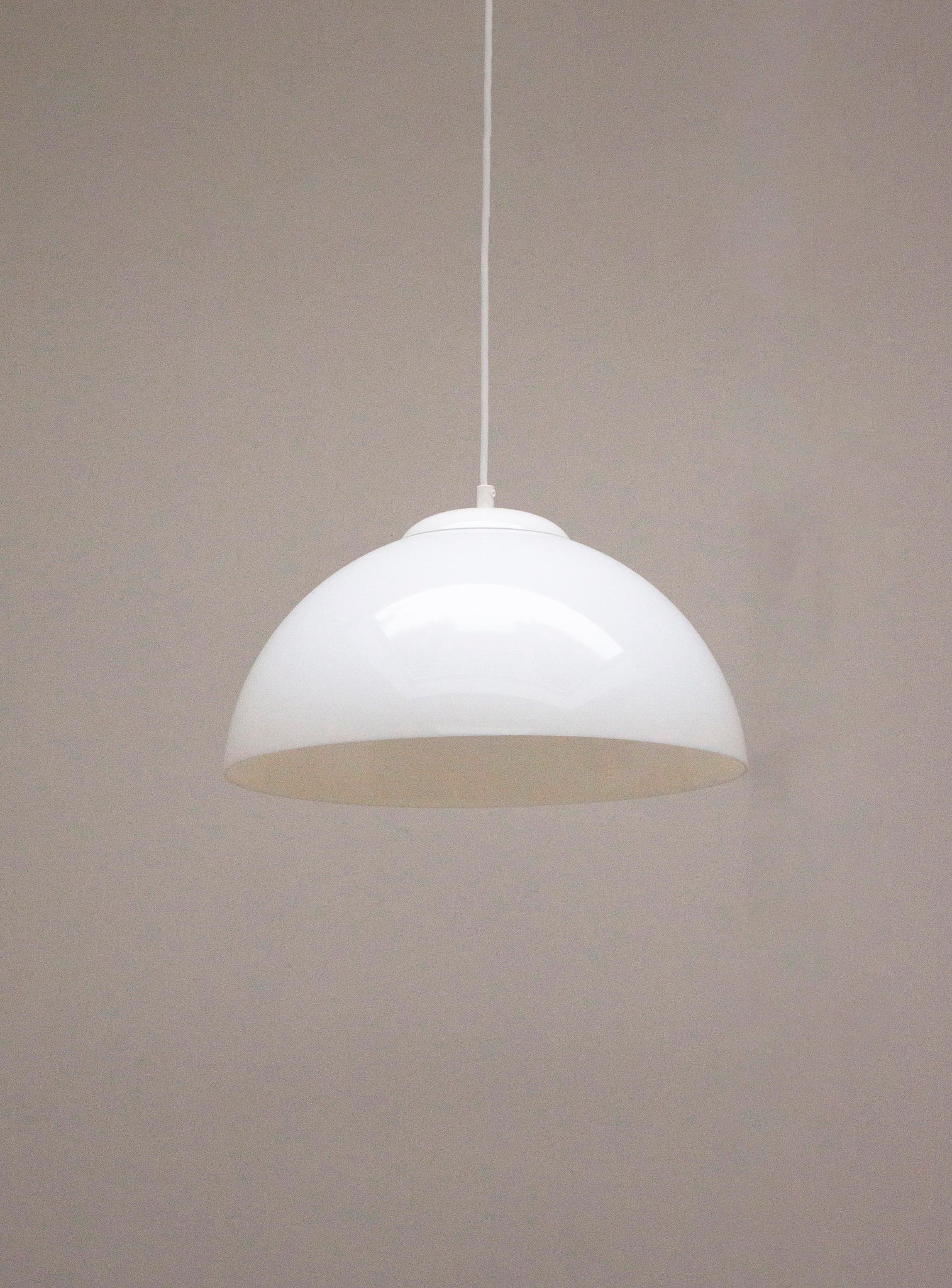 Mushroom Pendant Lamp (White)