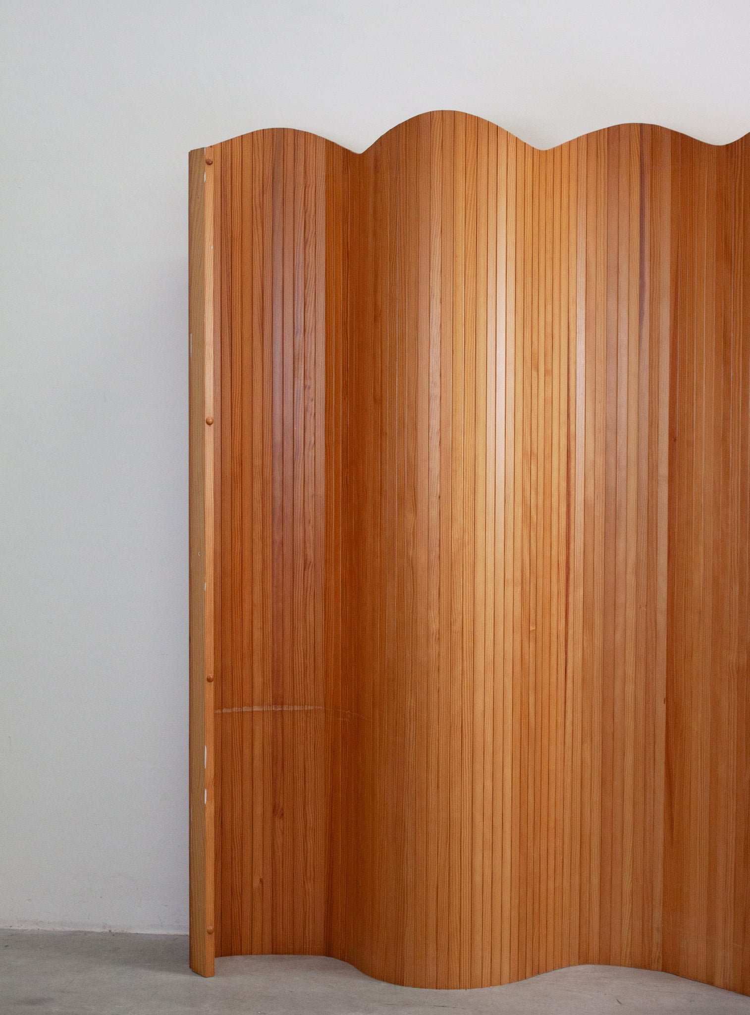 Tambour Screen Room Divider by Jomain Baumann (Pine)