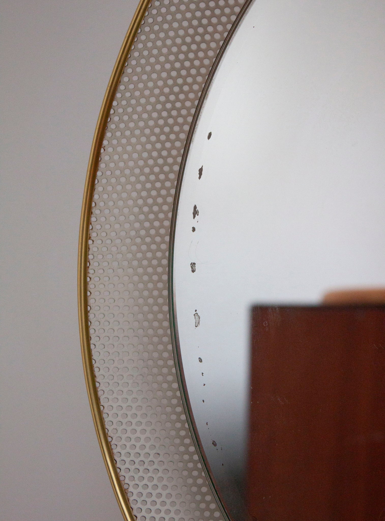 Artimeta Wall Mirror with Lamp by Mathieu Mategot