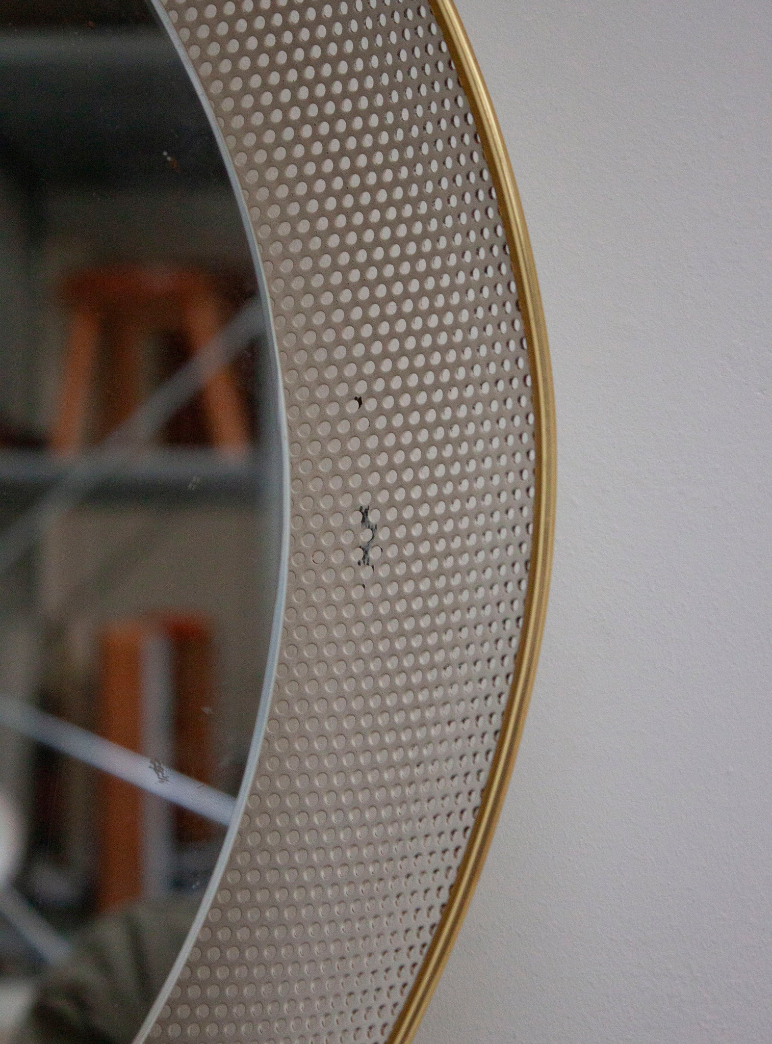 Artimeta Wall Mirror with Lamp by Mathieu Mategot