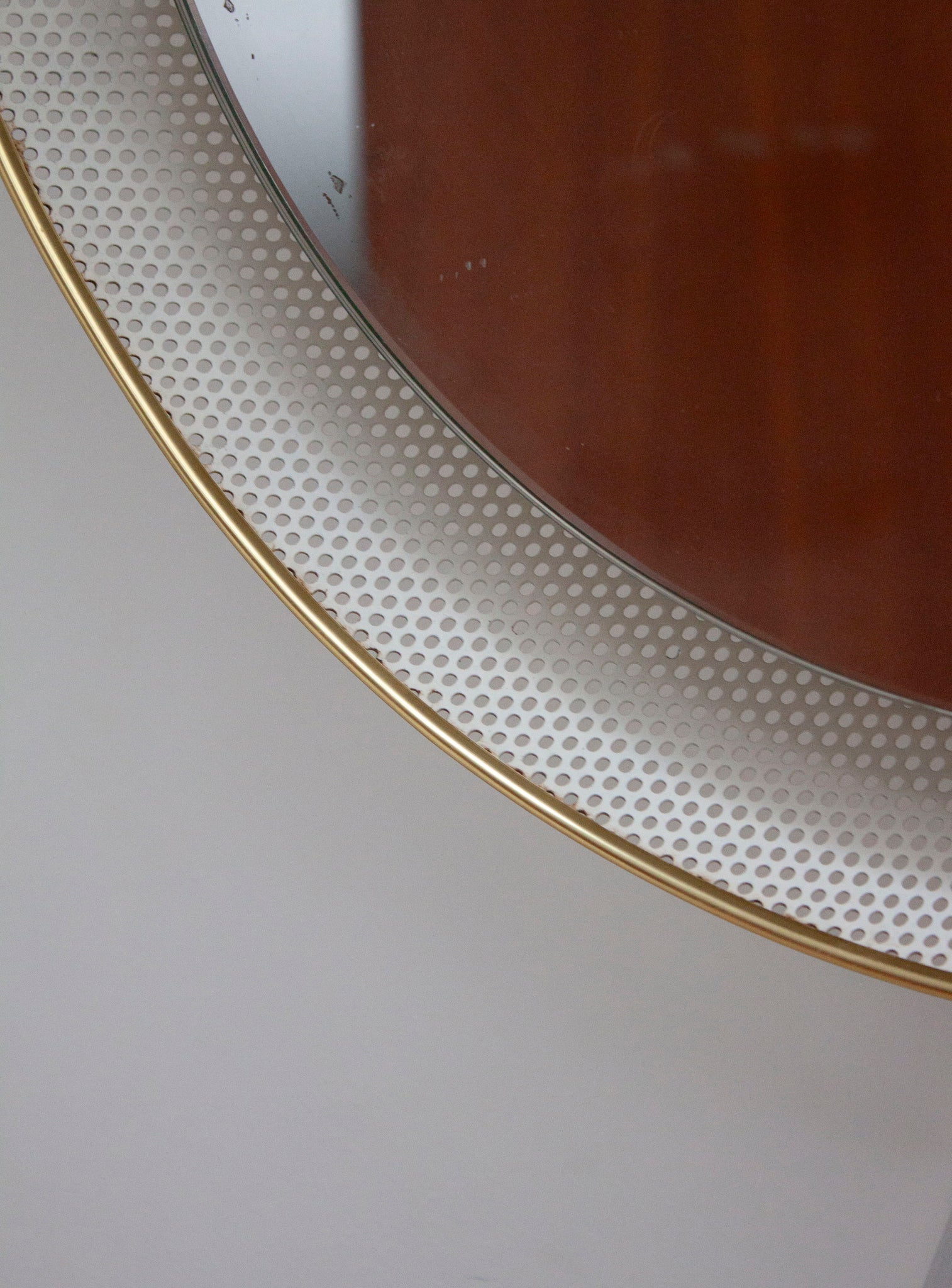 Artimeta Wall Mirror with Lamp by Mathieu Mategot