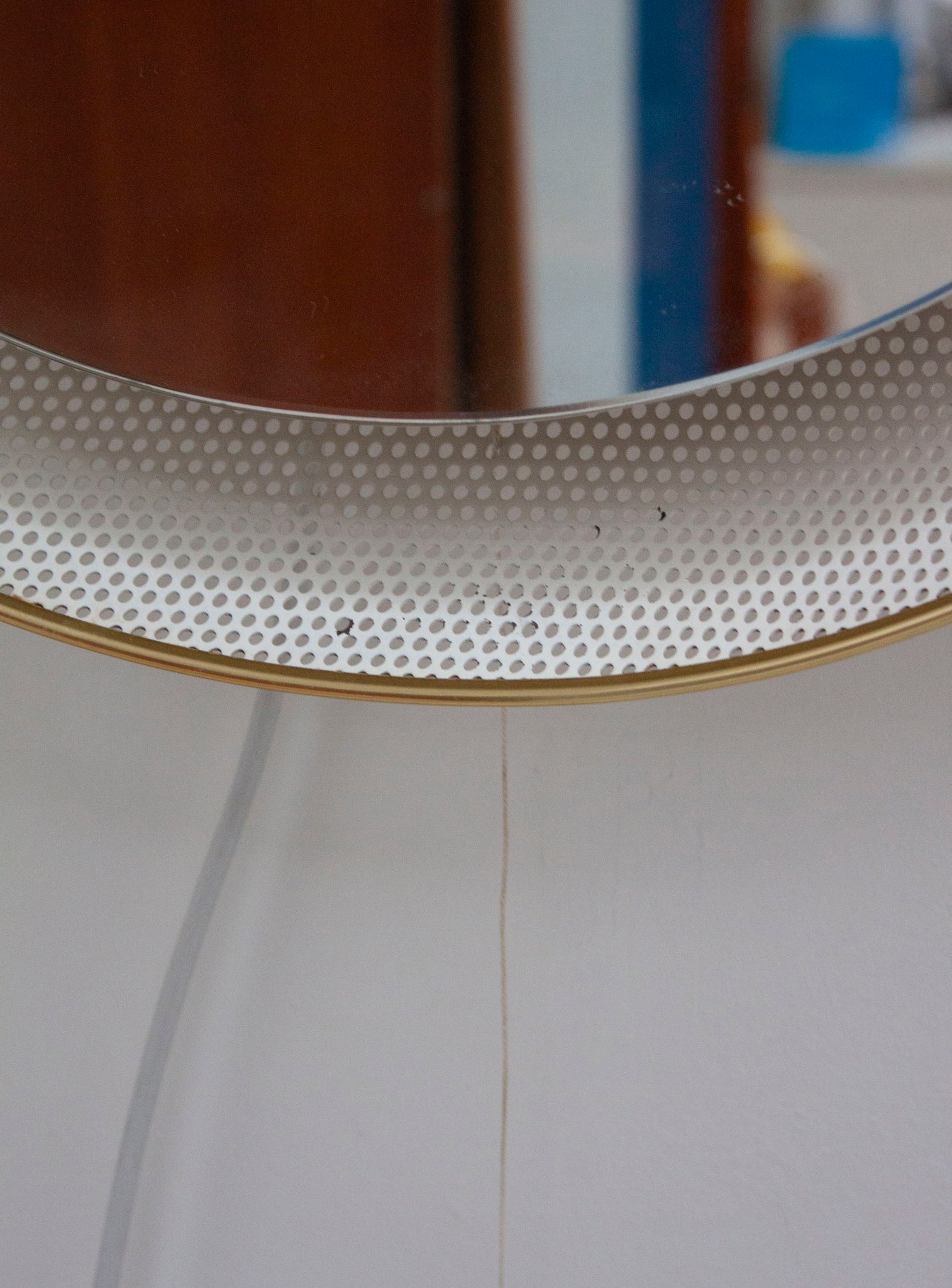 Artimeta Wall Mirror with Lamp by Mathieu Mategot