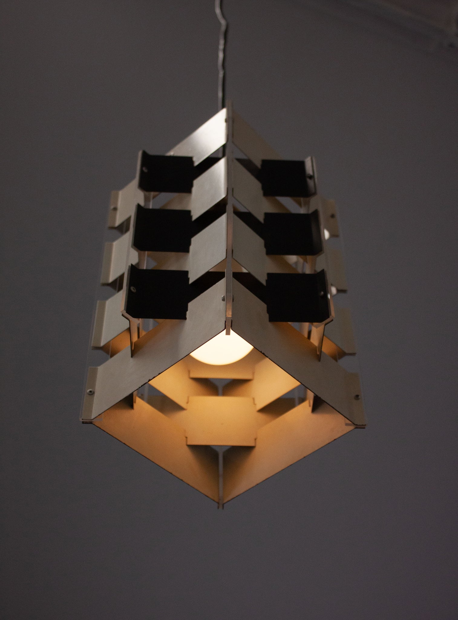 Anvia Pendant Lamp by J.J.M. Hoogervorst (Black/White)