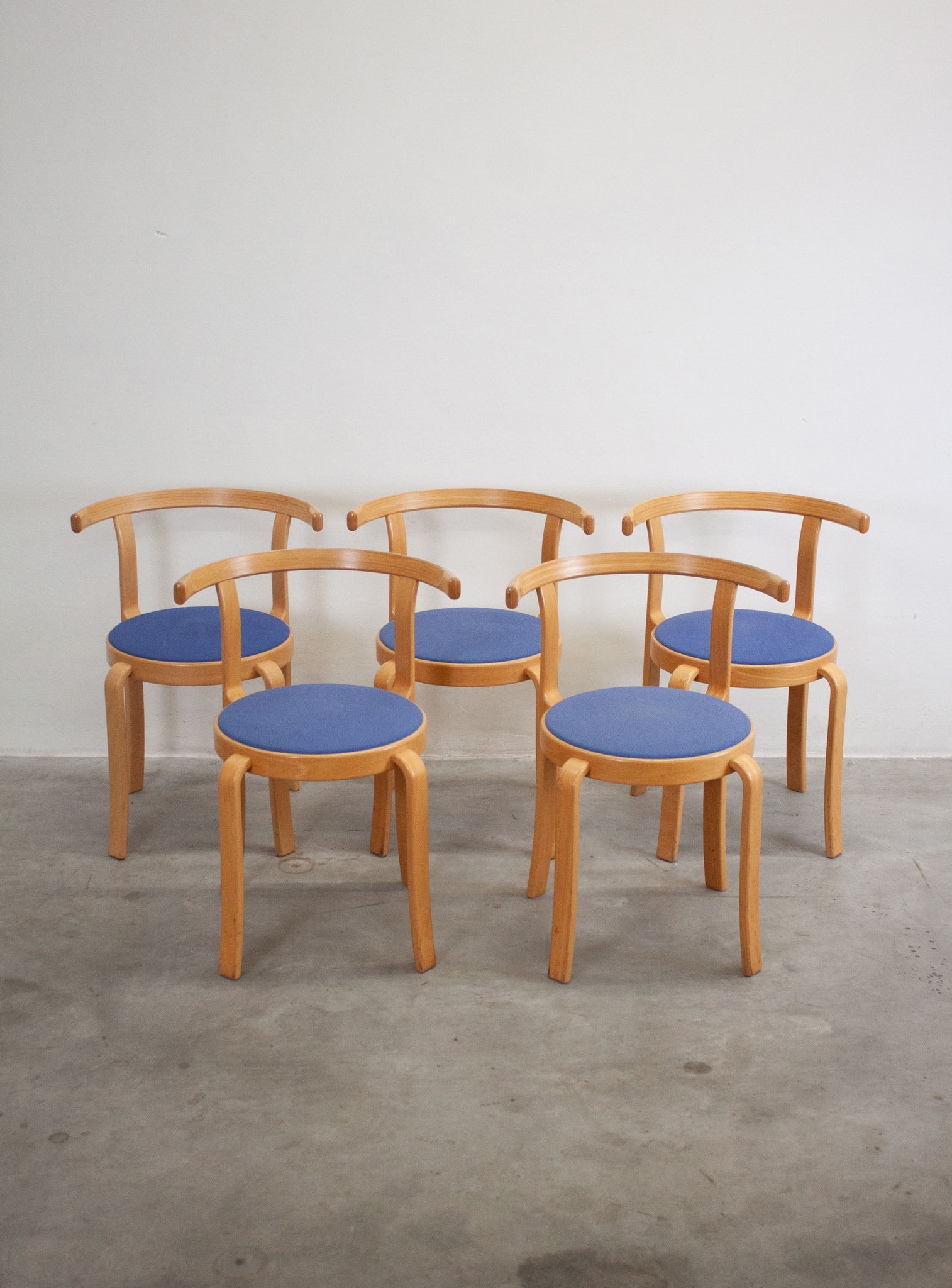 Magnus Olesen 8000 Dining Chairs by Rud Thygesen & Johnny Sørensen (Blue)