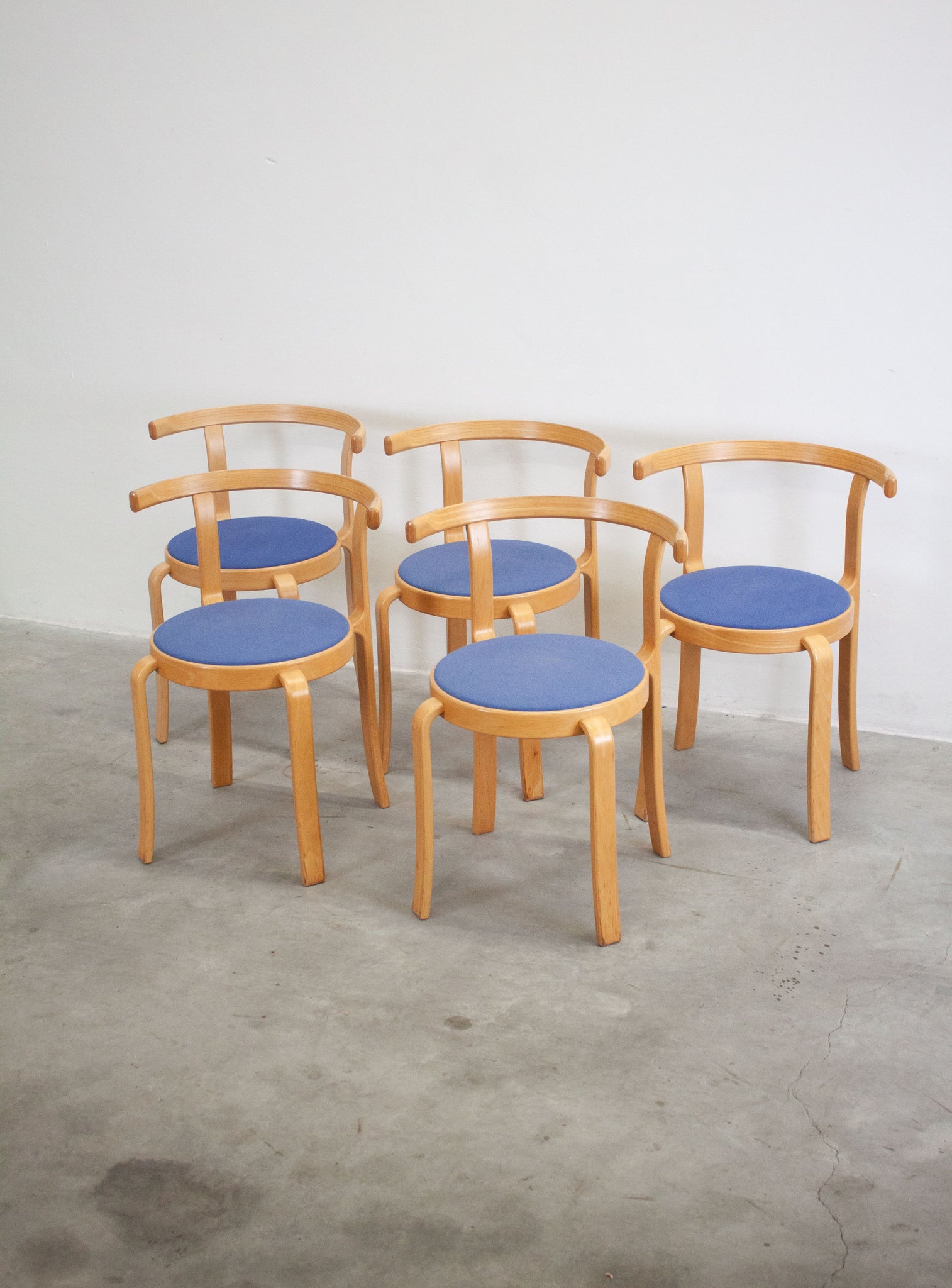 Magnus Olesen 8000 Dining Chairs by Rud Thygesen & Johnny Sørensen (Blue)