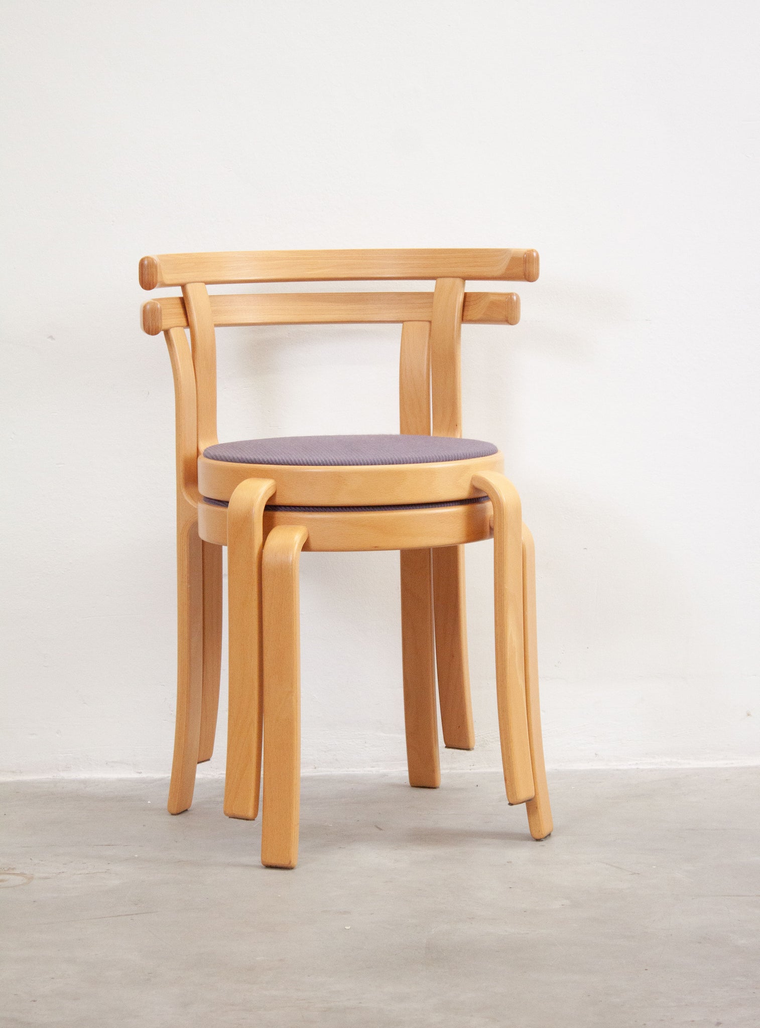 Magnus Olesen 8000 Dining Chairs by Rud Thygesen & Johnny Sørensen (Purple/Grey)