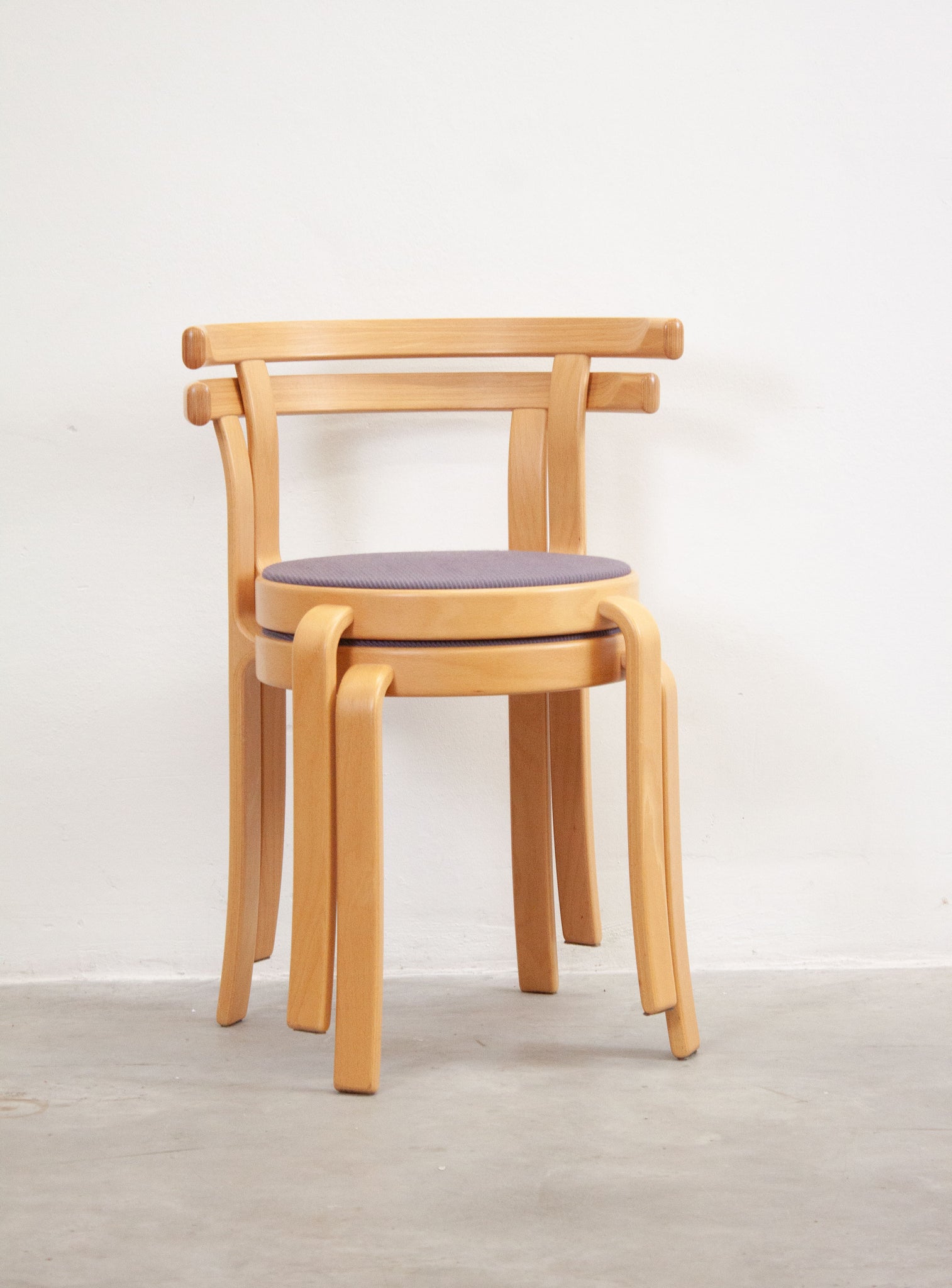 Magnus Olesen 8000 Dining Chairs by Rud Thygesen & Johnny Sørensen (Purple/Grey)