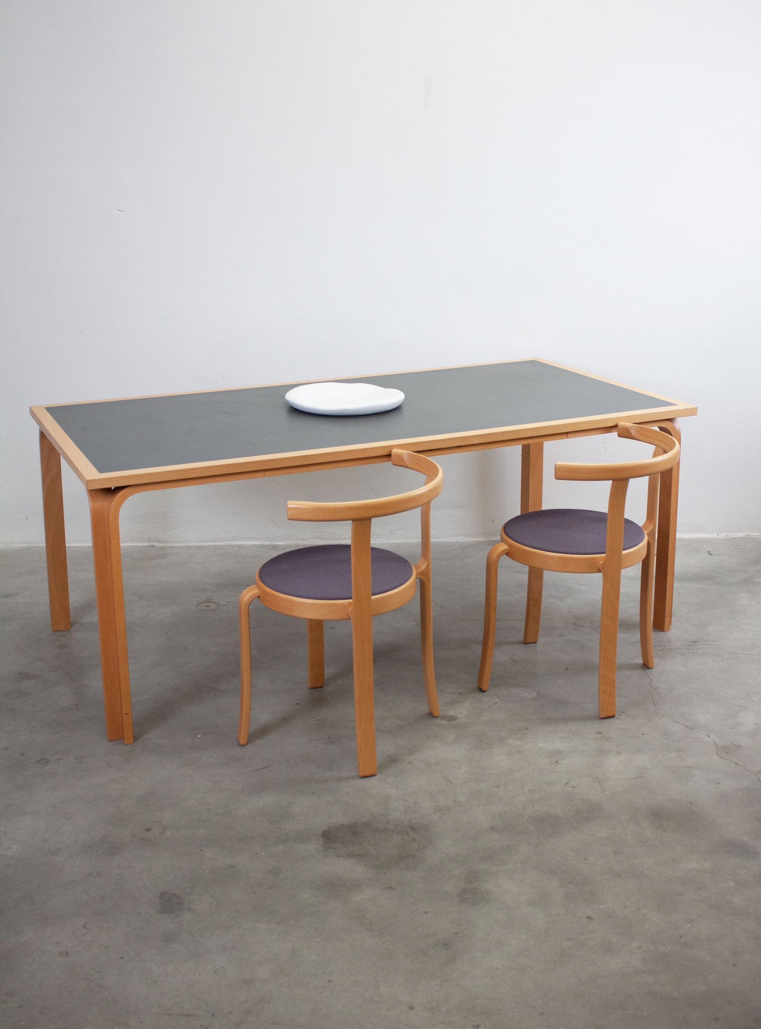 Magnus Olesen Dining Table by Rud Thygesen & Johnny Sørensen (Dark Grey)