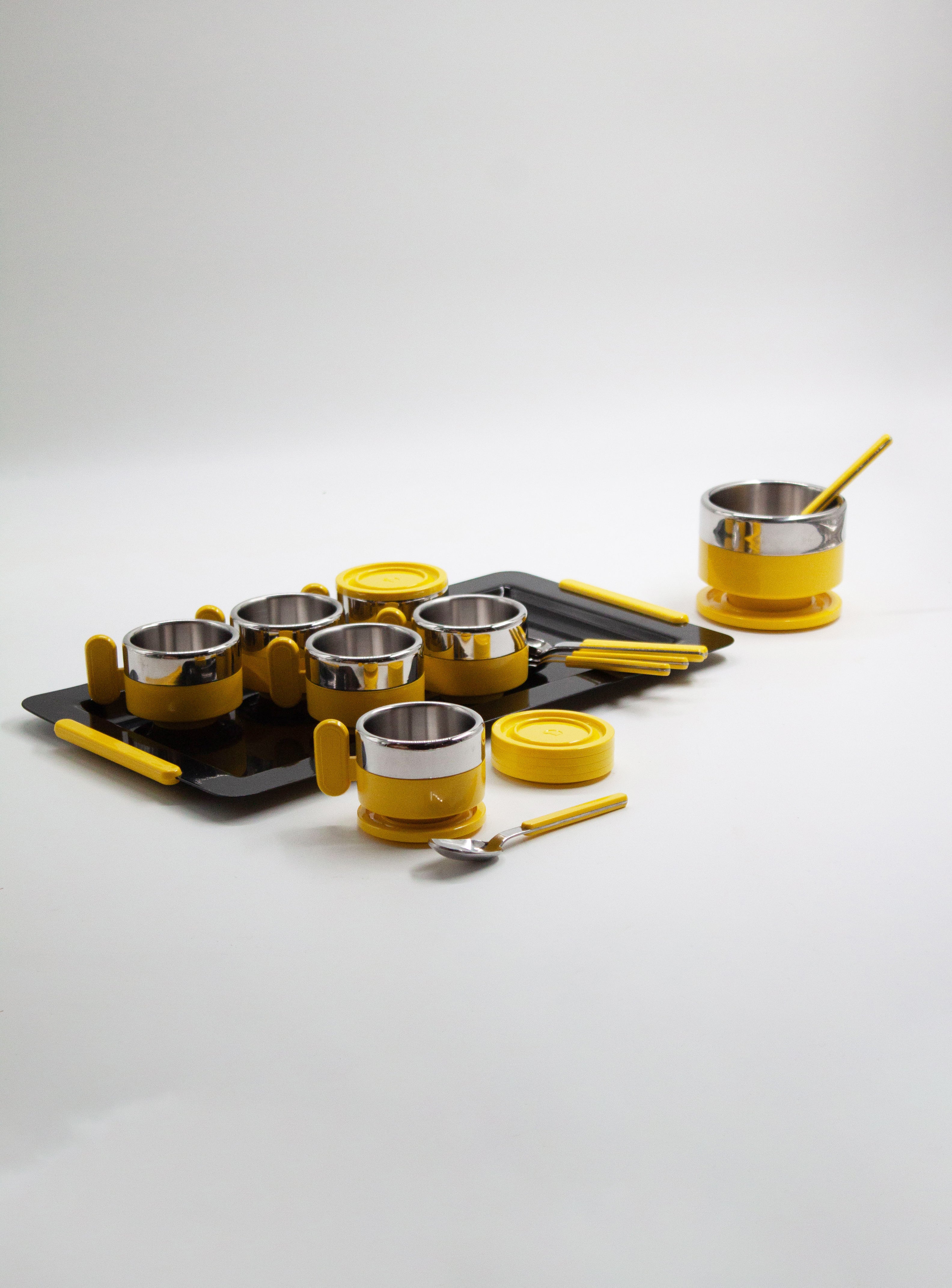 morikatsu100個セット Morinox Italy Stainless Steel Espresso Set (Yellow) – JUKI AMSTERDAM