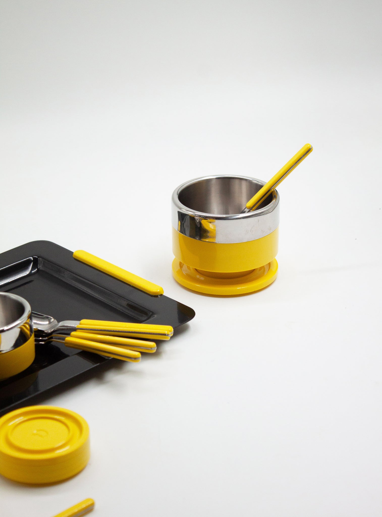 Morinox Italy Stainless Steel Espresso Set (Yellow)